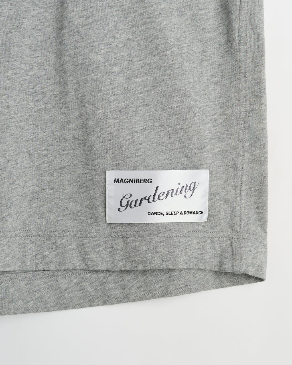 Glow shorts | Washed grey melange Jersey