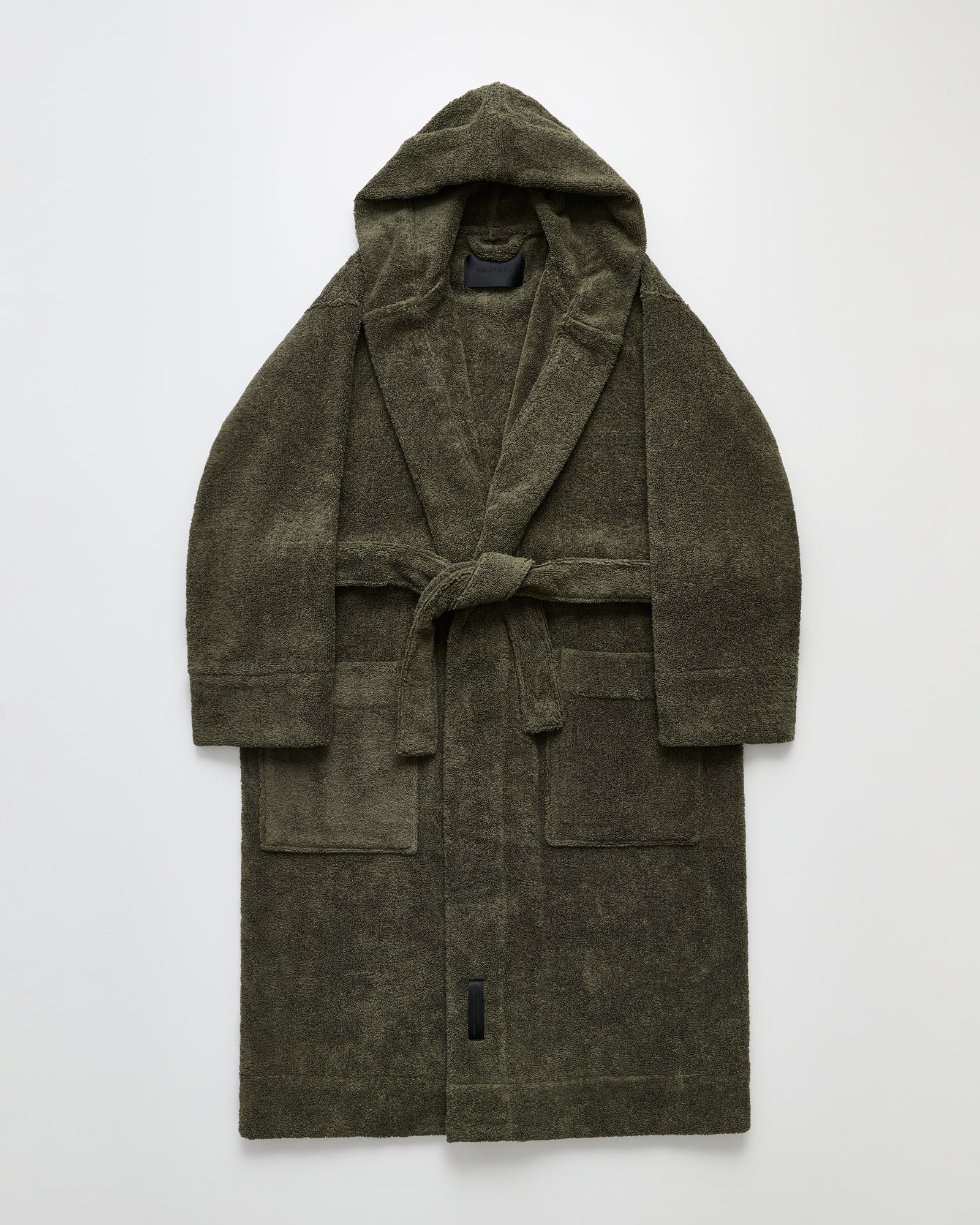 Gelato bathrobe | Olive green Terry | Magniberg