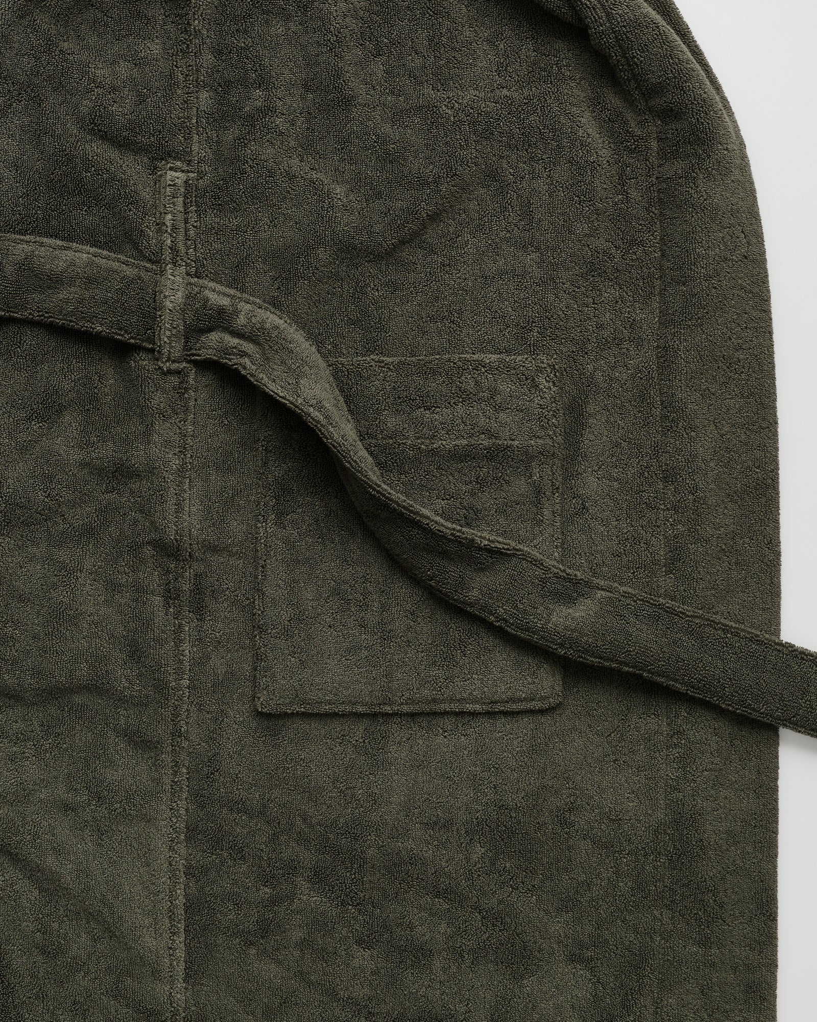 Gelato bathrobe | Olive green Terry