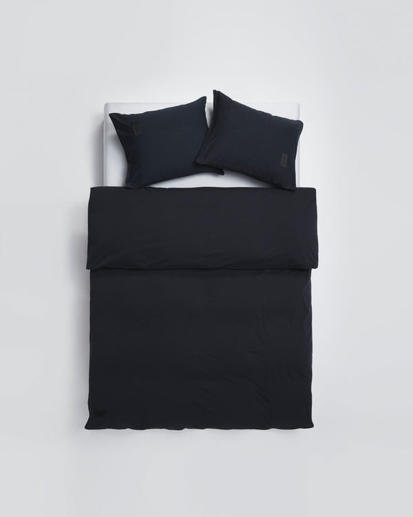 Heart duvet cover | Black Jersey