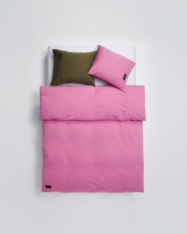 Heart duvet cover | Pink Jersey