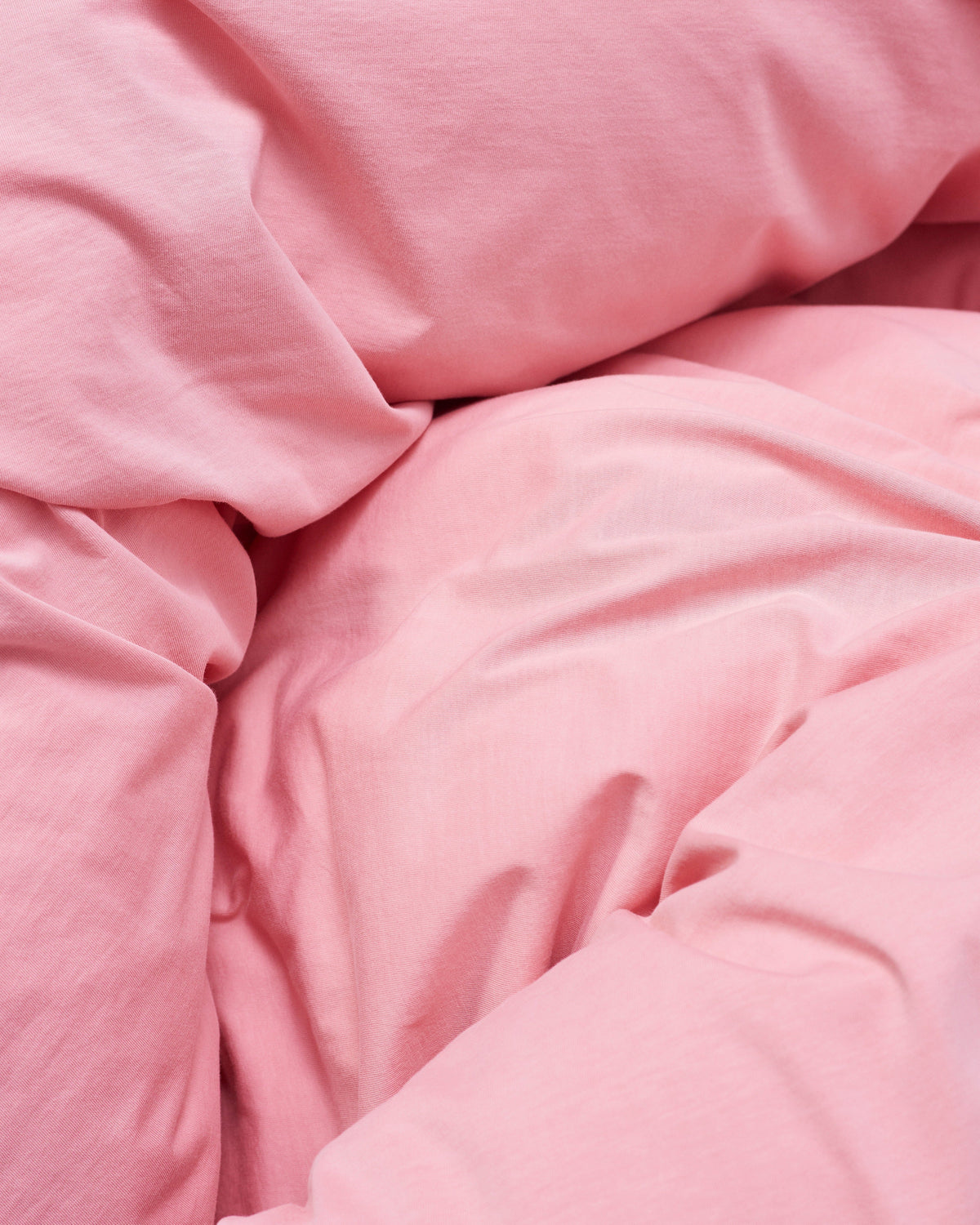 Heart duvet cover | Pink Jersey