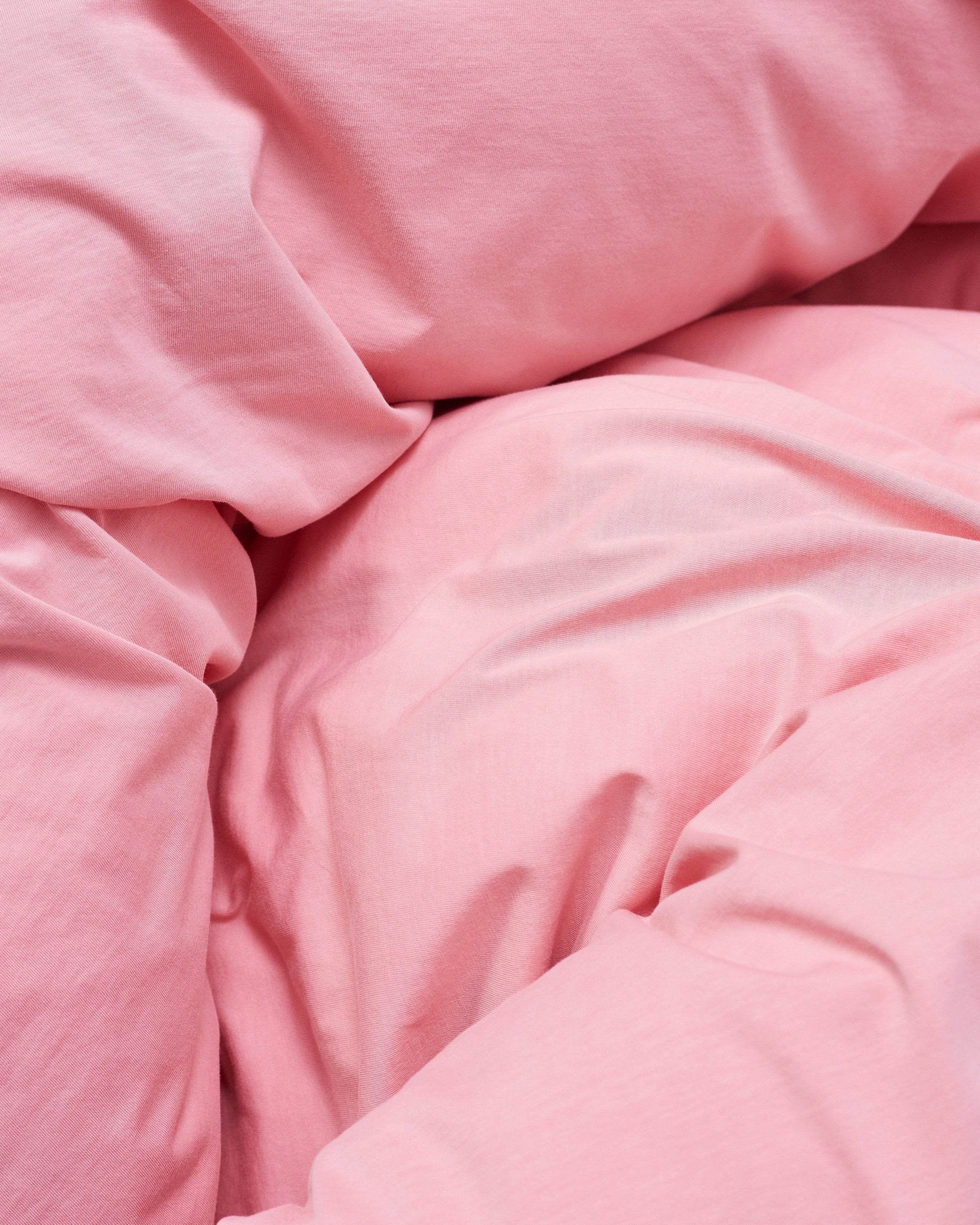 Heart duvet cover | Pink Jersey