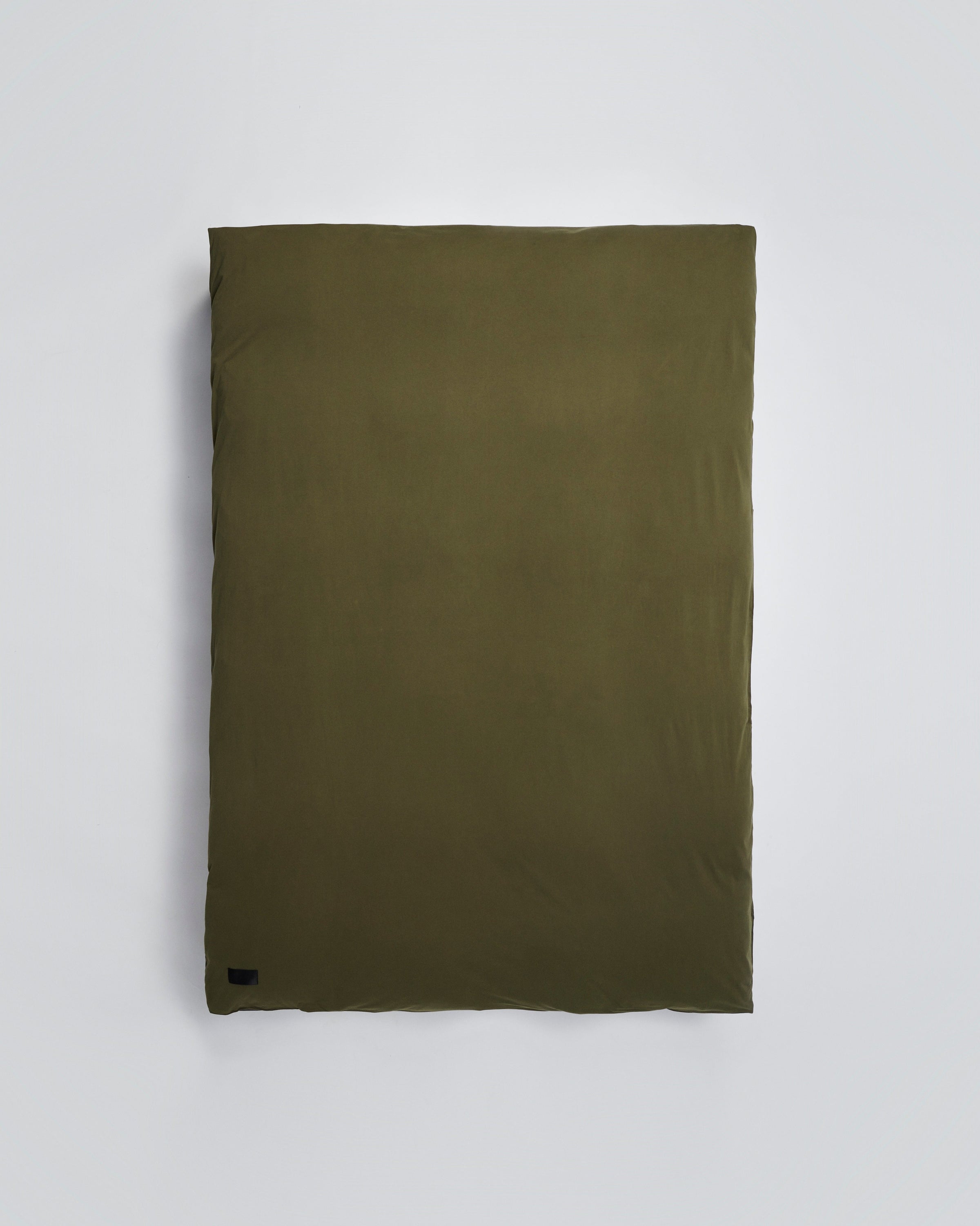 Heart duvet cover | Washed army green Jersey