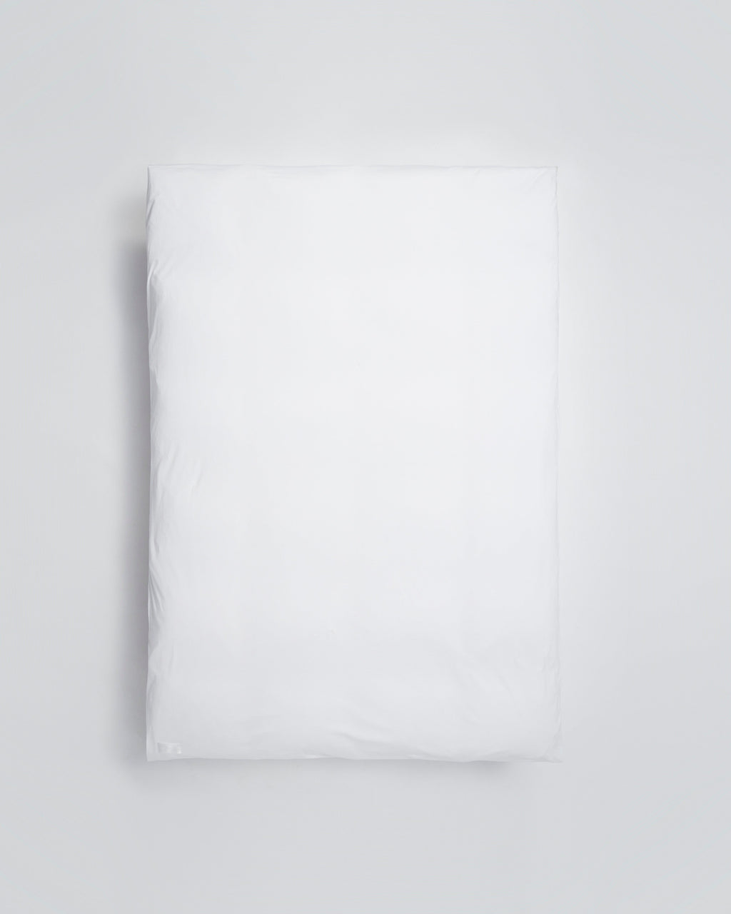 Heart duvet cover | Washed white Jersey
