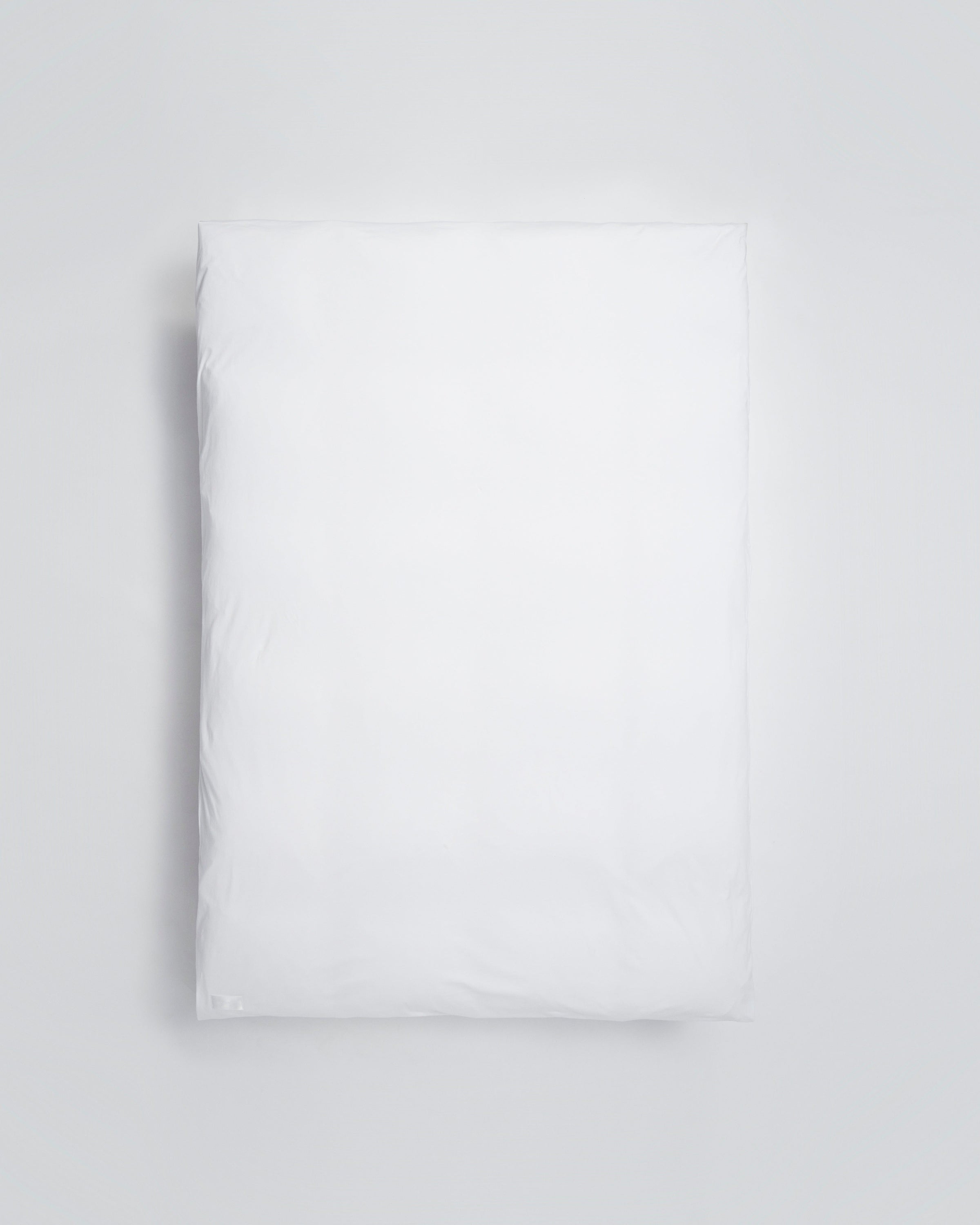 Heart duvet cover | Washed white Jersey