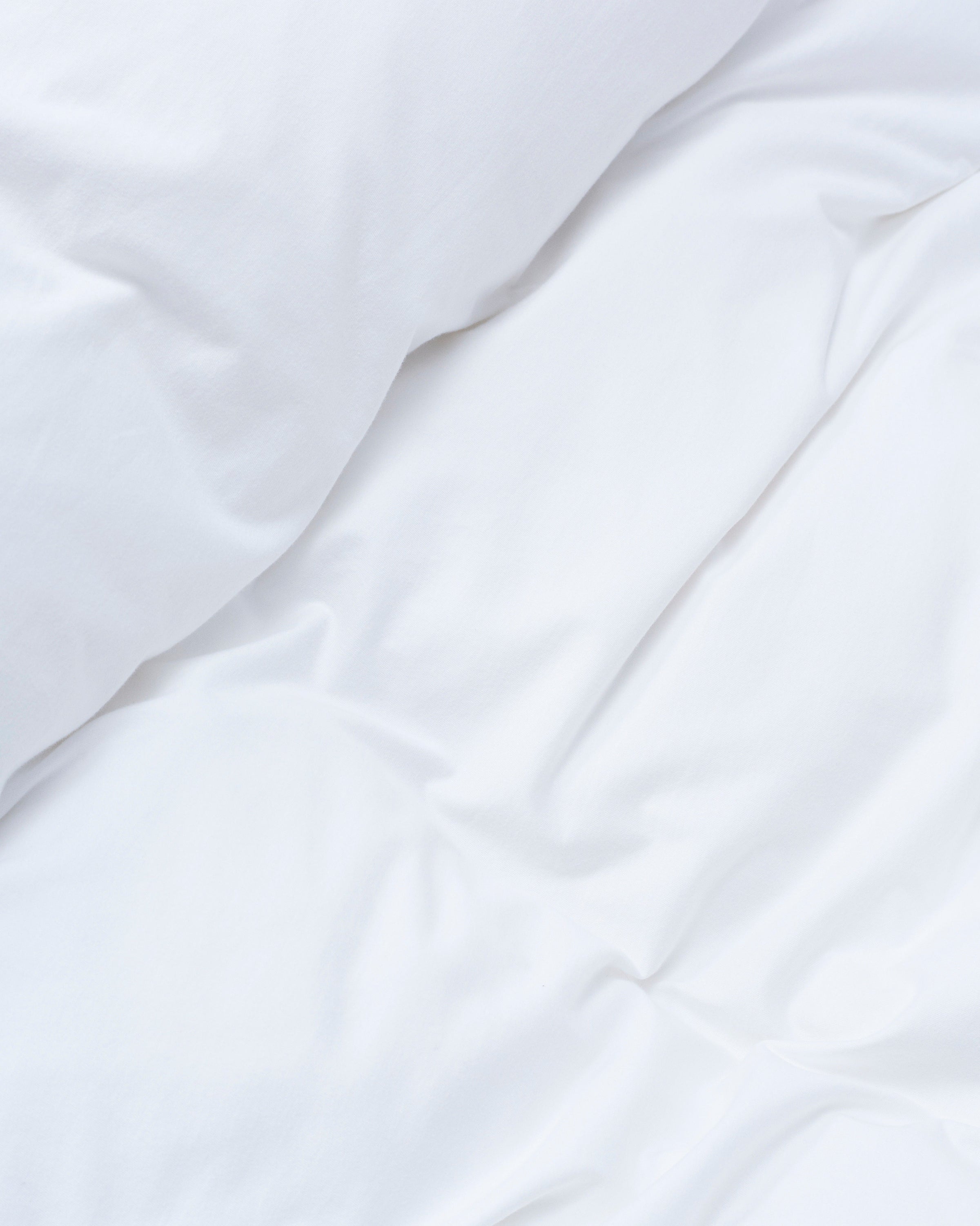 Heart duvet cover | Washed white Jersey