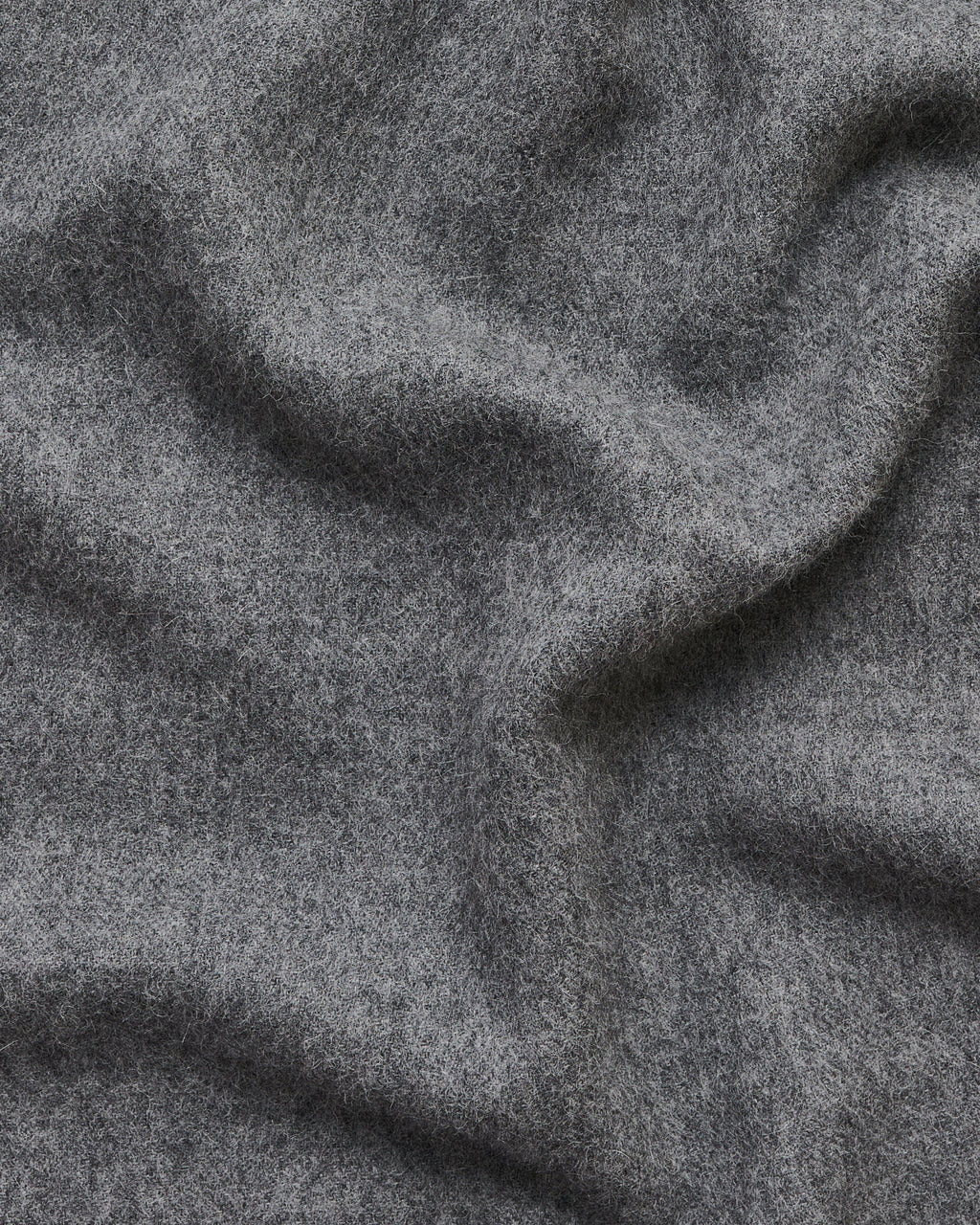 Honey scarf | Ash grey melange Baby alpaca