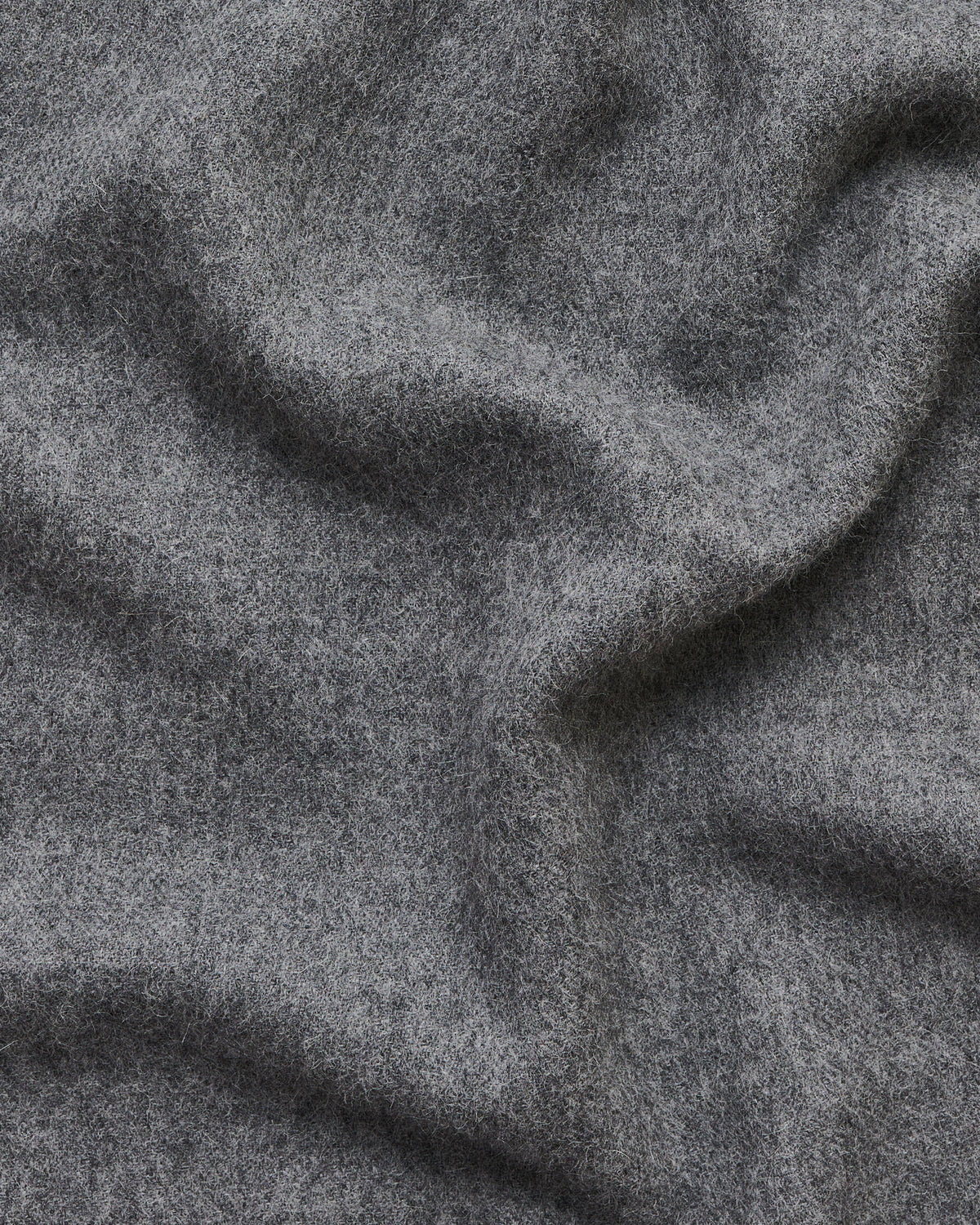Honey scarf | Ash grey melange Baby alpaca