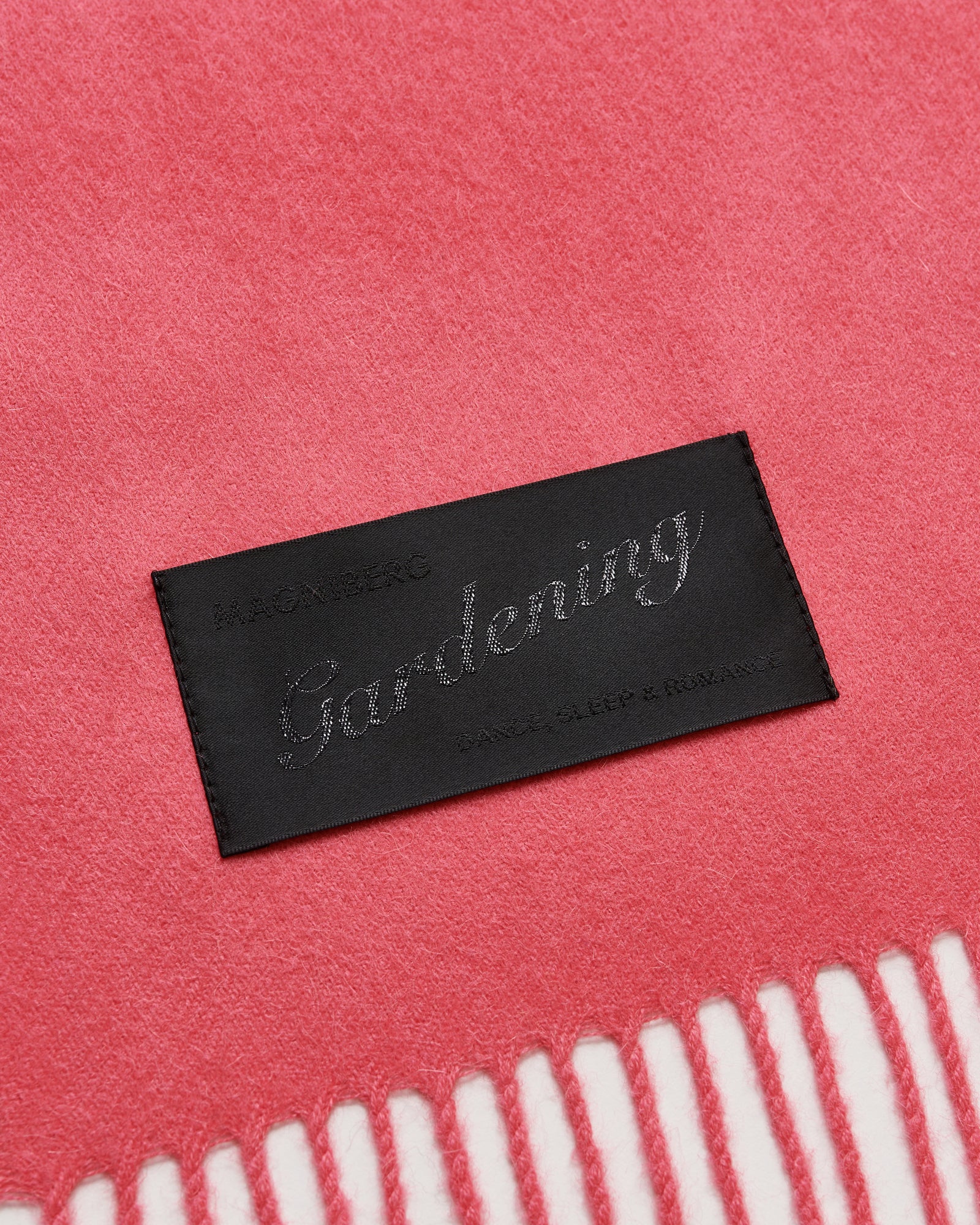 Honey scarf | Gerbera pink Baby alpaca