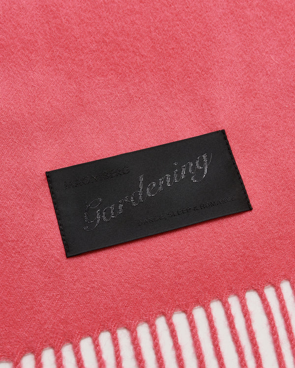 Honey scarf | Gerbera pink Baby alpaca