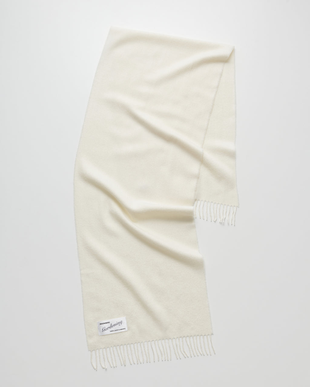 Honey scarf | Rice white Baby alpaca