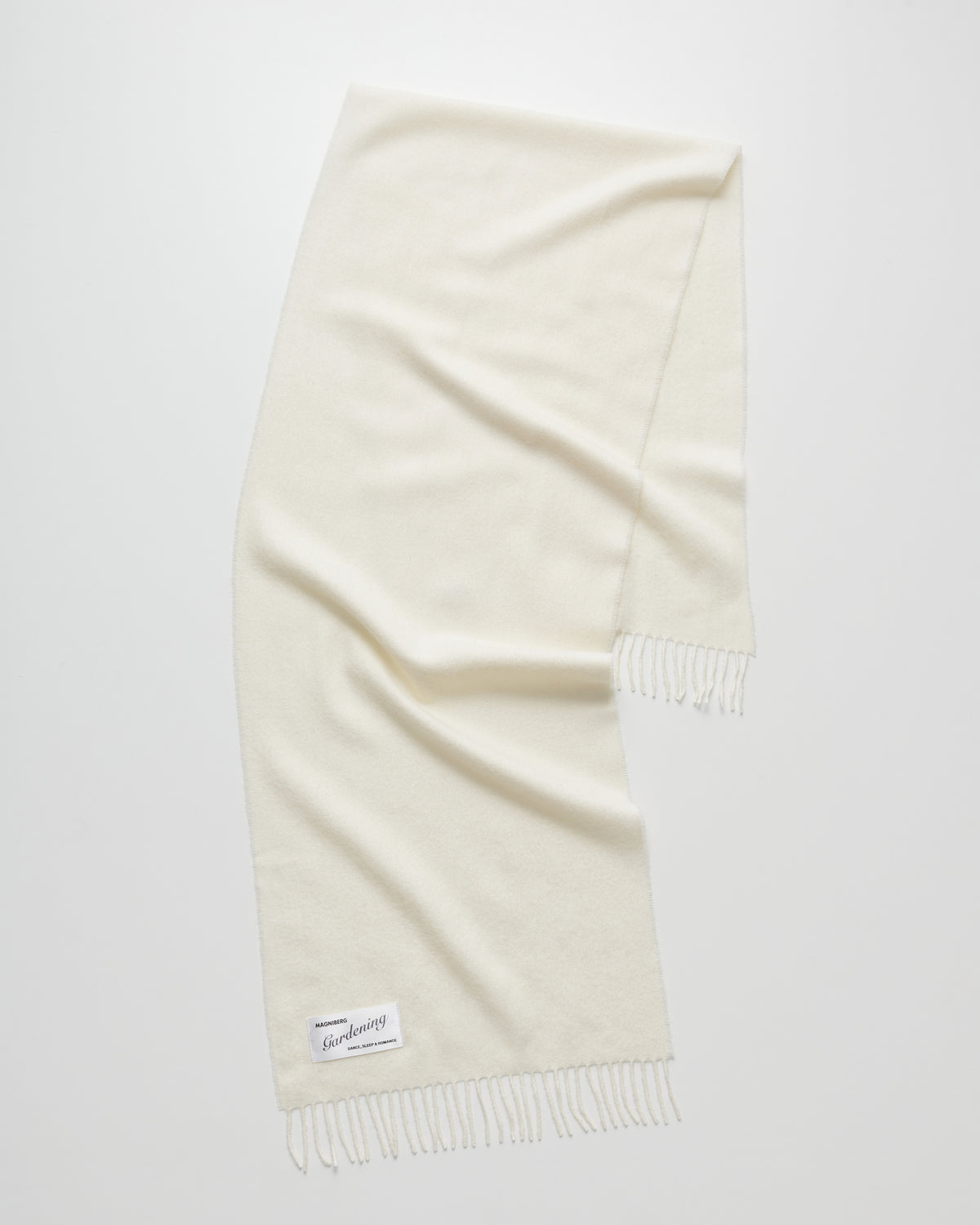 Honey scarf | Rice white Baby alpaca