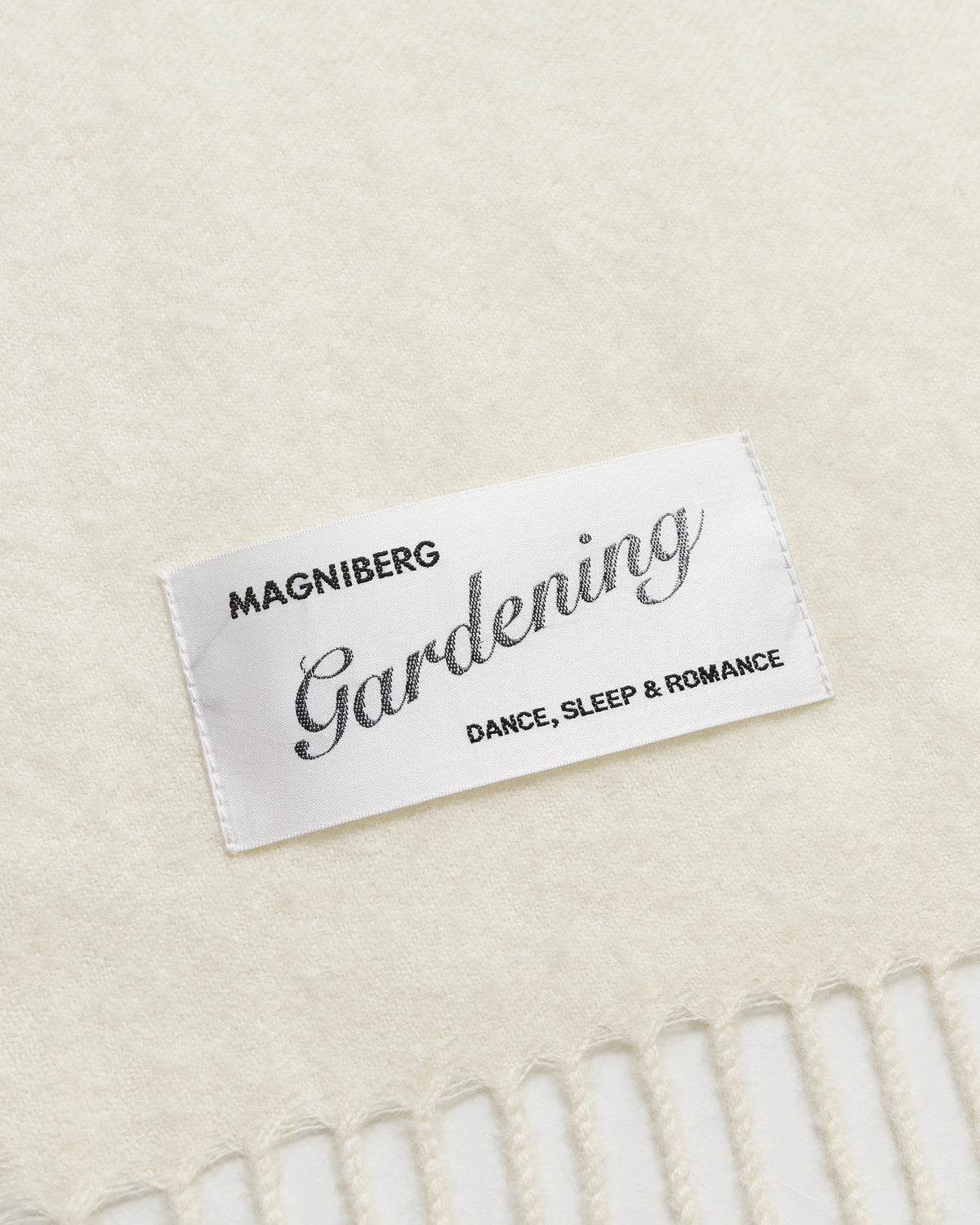 Honey scarf | Rice white Baby alpaca