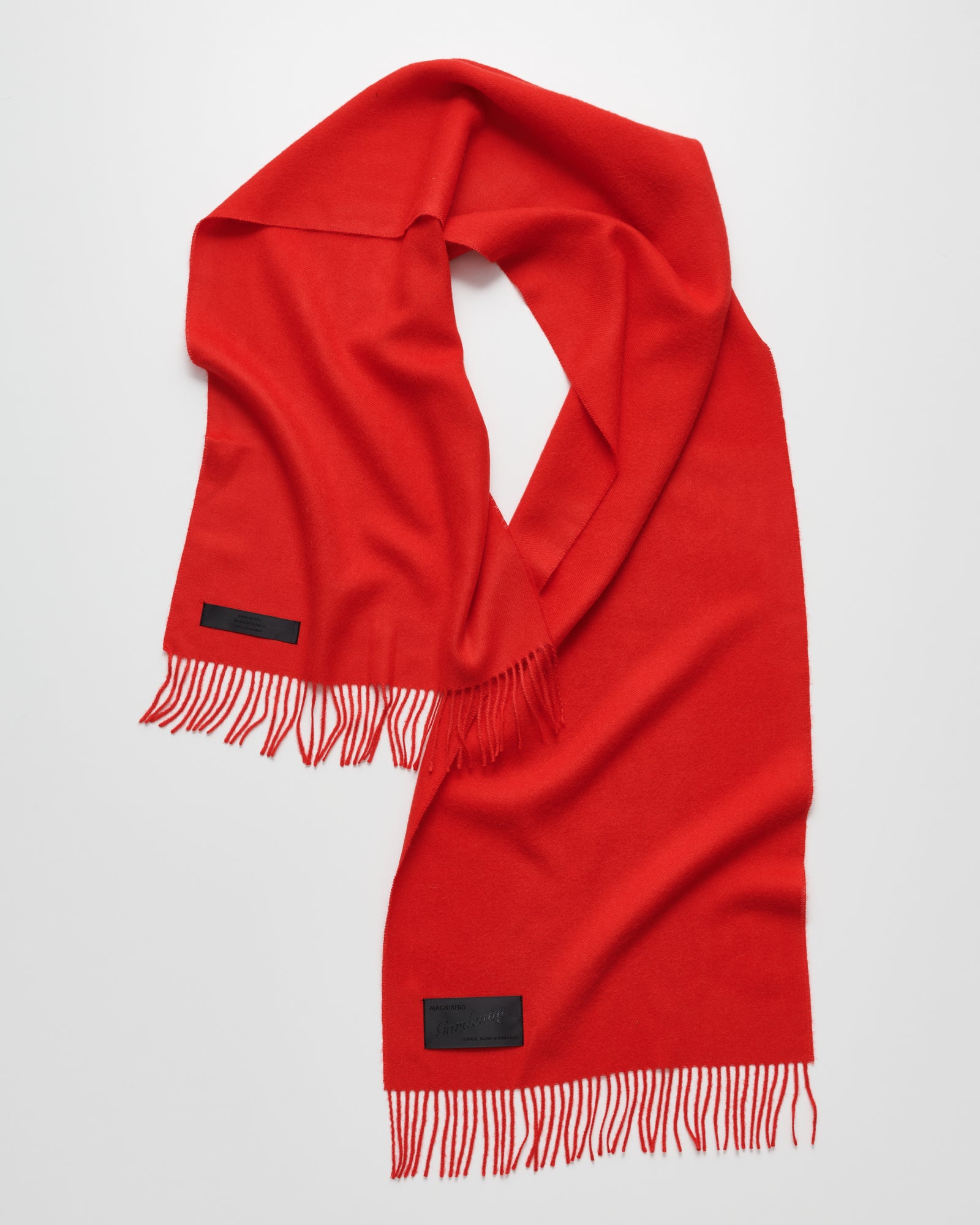 Honey scarf | Begonia red Baby alpaca