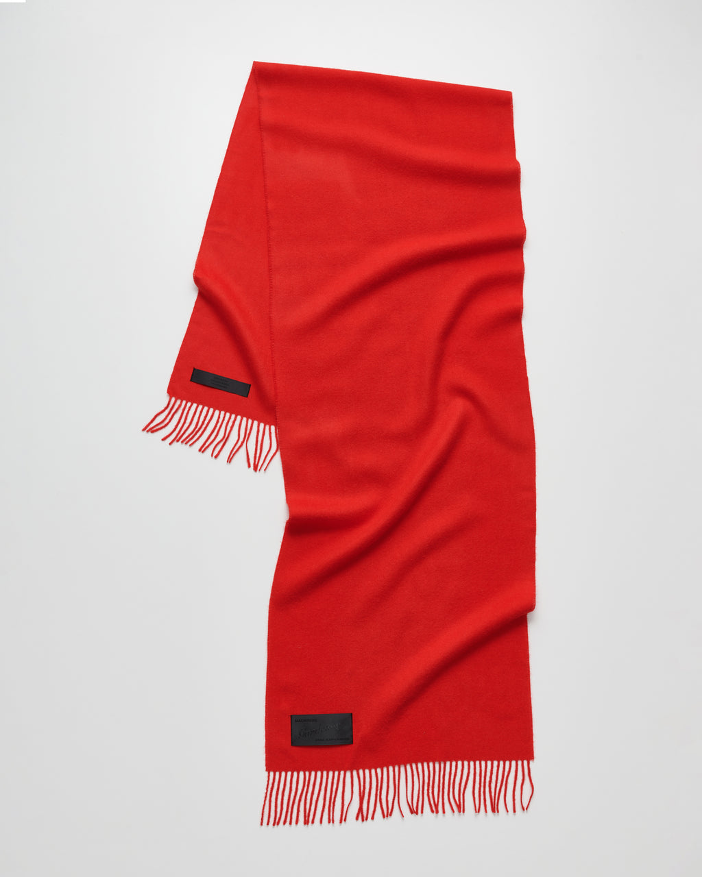 Honey scarf | Begonia red Baby alpaca