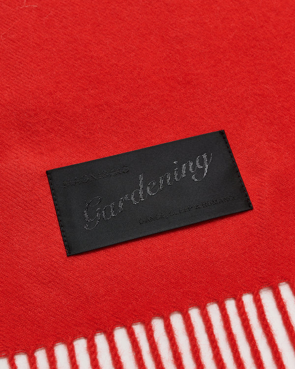 Honey scarf | Begonia red Baby alpaca