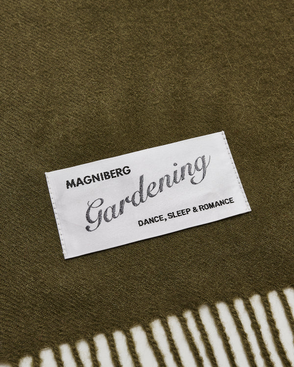 Honey scarf | Olive green Baby alpaca