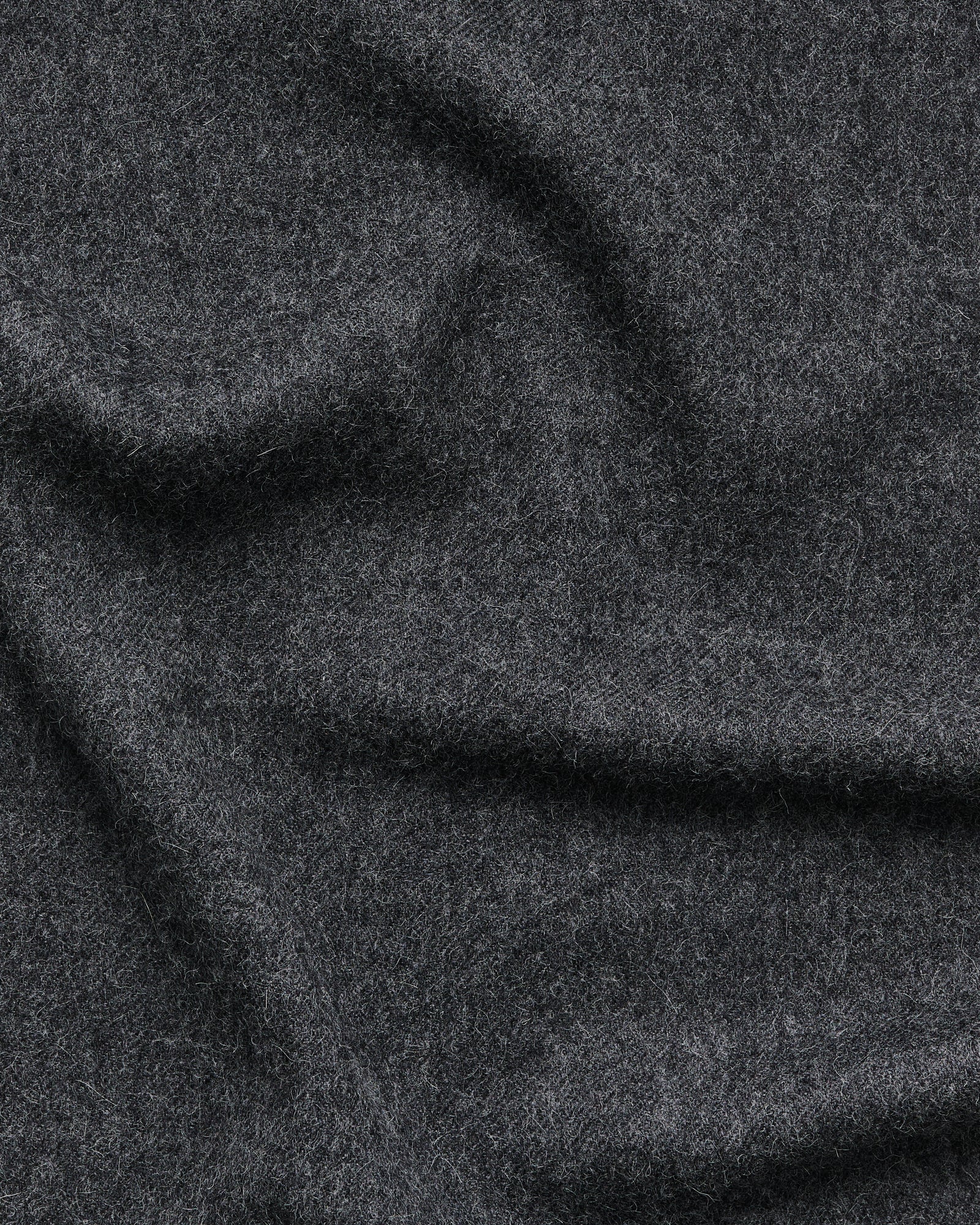 Honey scarf | Anthracite melange Baby alpaca