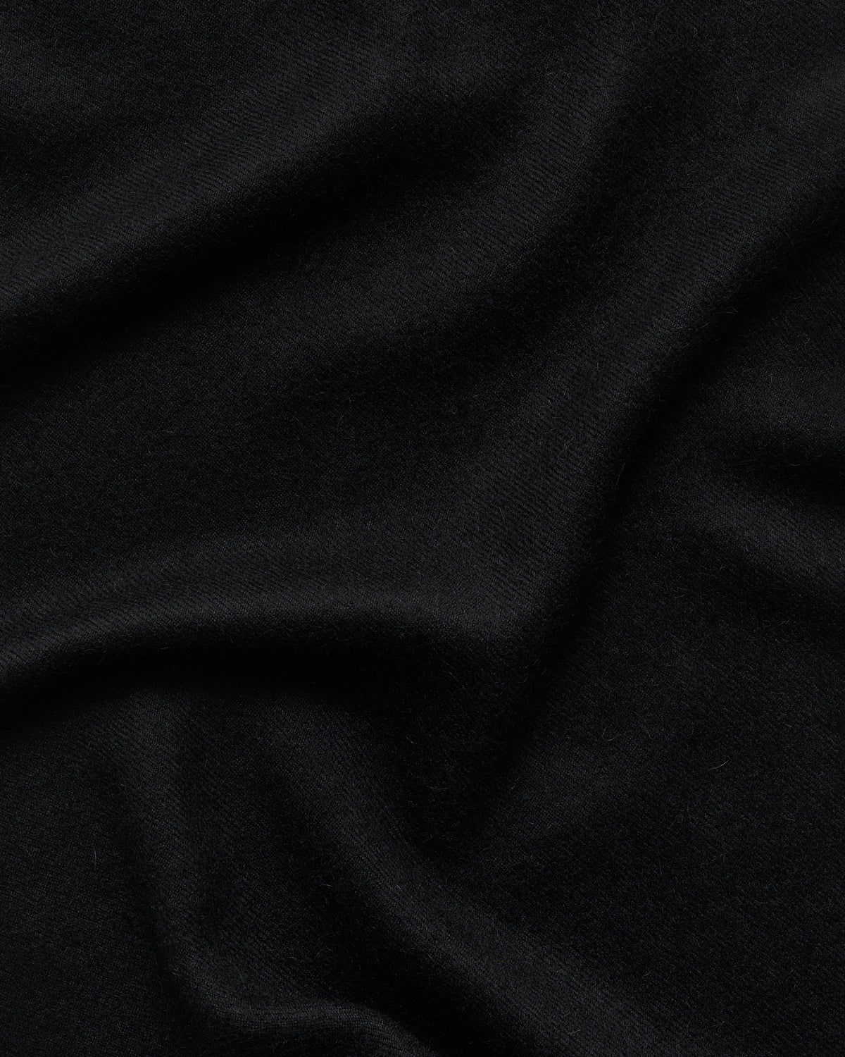 Honey scarf | Coal black Baby alpaca