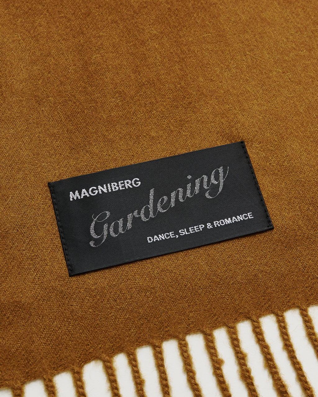 Honey scarf | Fudge brown Baby alpaca