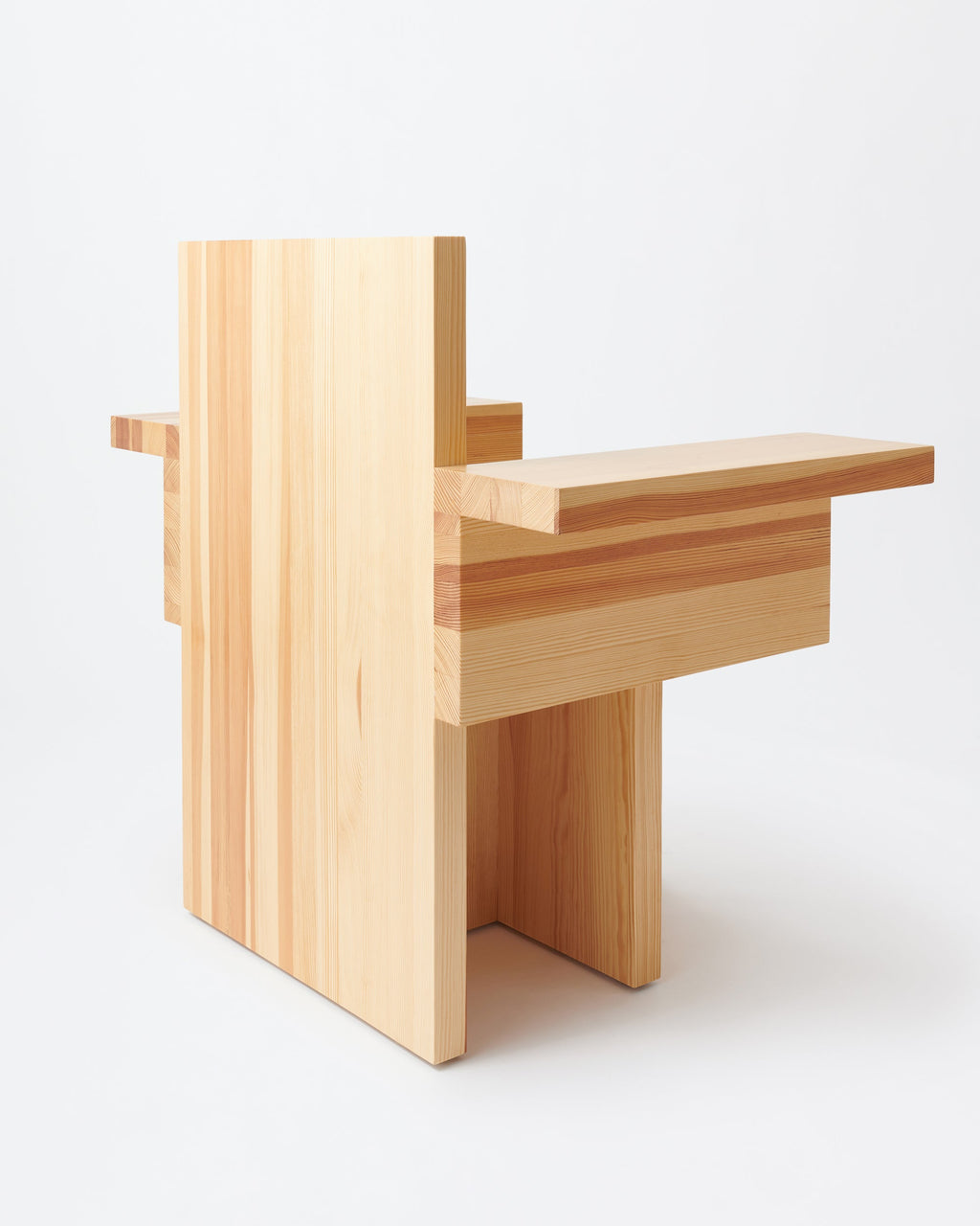 Horse armchair | Lacqured blue Pine