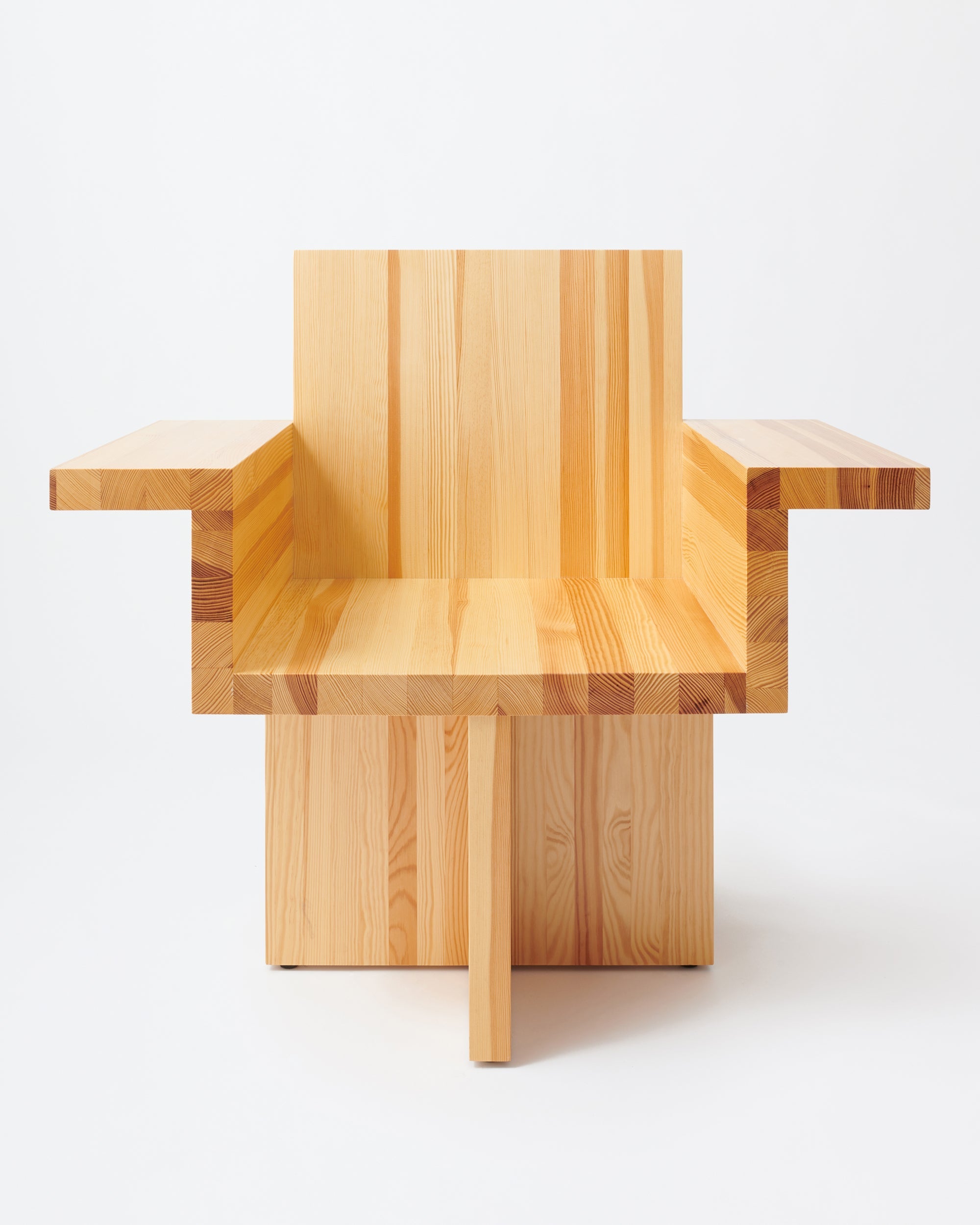 Horse armchair | Lacqured blue Pine