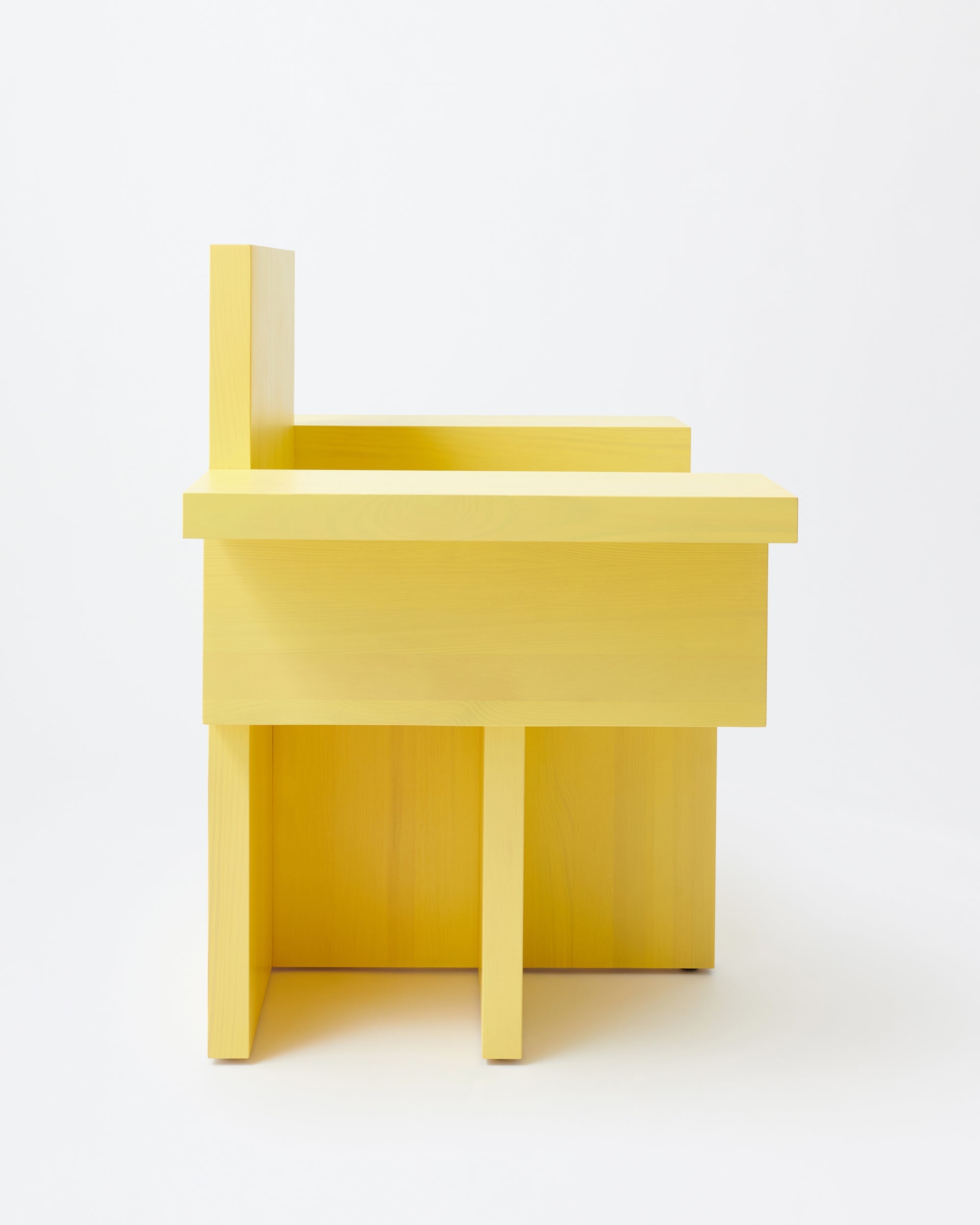 Horse armchair | Stained yellow Pine