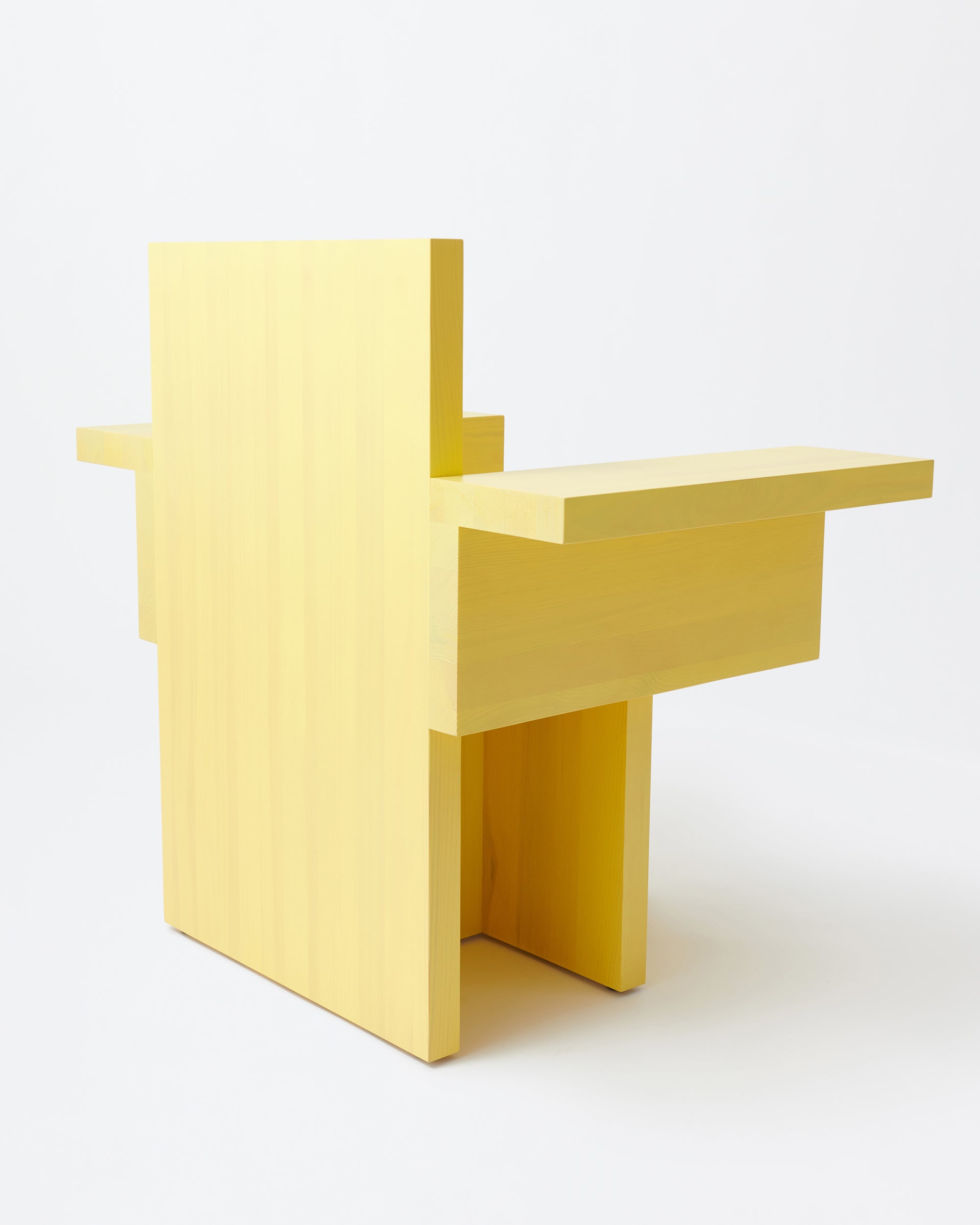 Horse armchair | Stained yellow Pine
