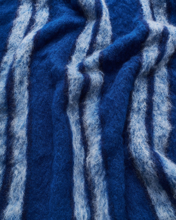 Lady blanket | Blue seven Mohair wool