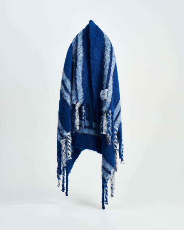 Lady blanket | Blue seven Mohair wool