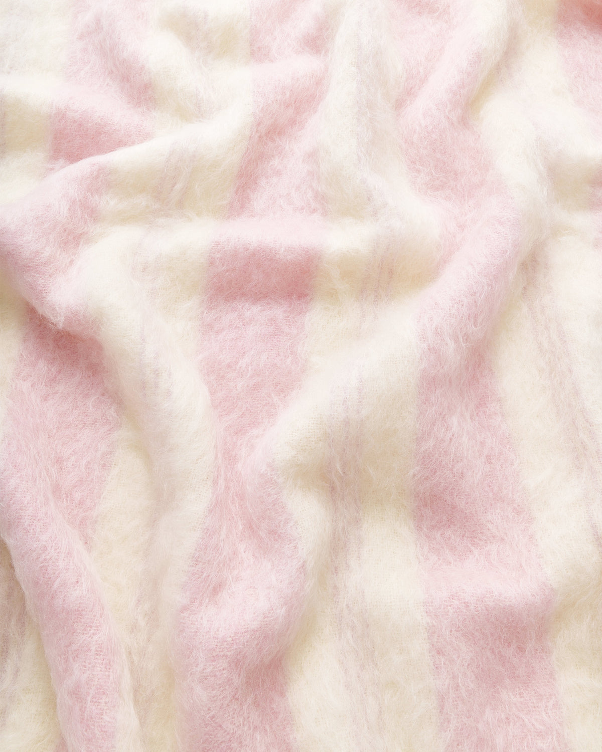 Lady blanket | Pink two Mohair wool