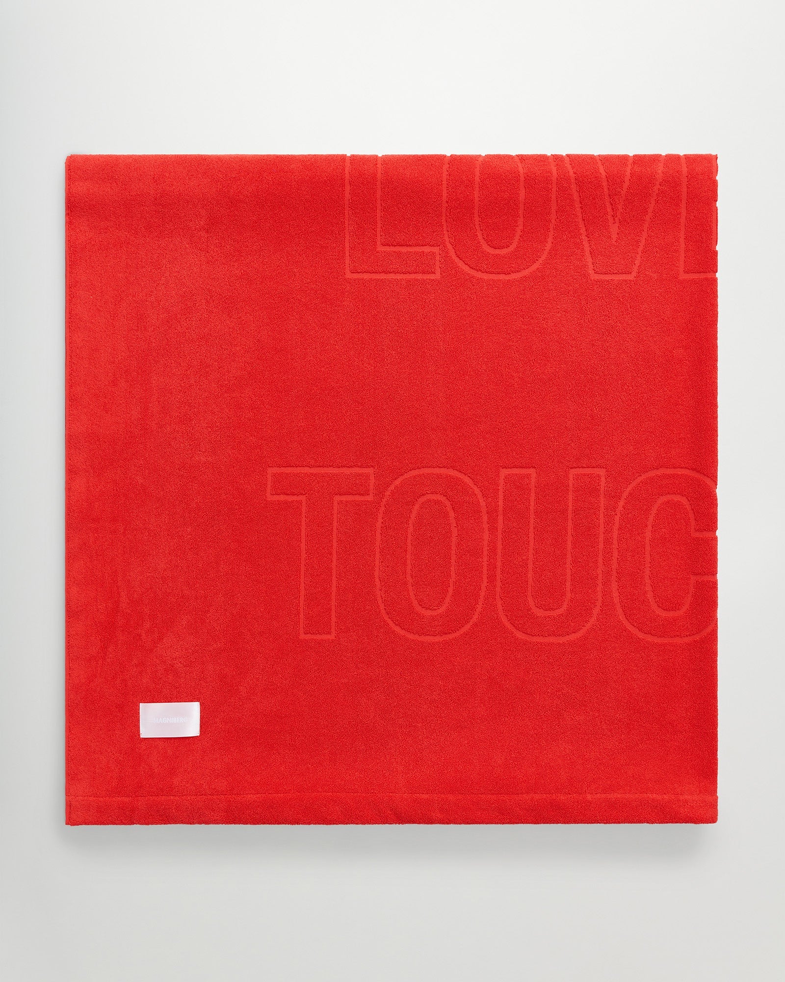 Lover towel | Spiaggia red Terry