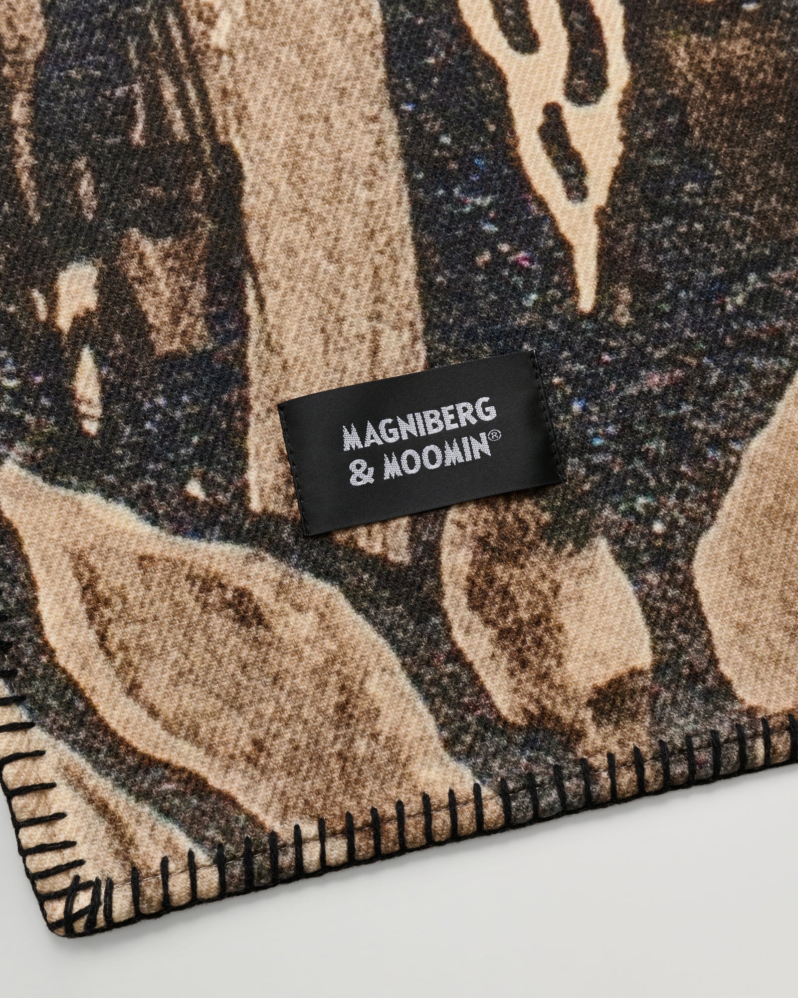 Moomin Canvas blanket | Sepia print