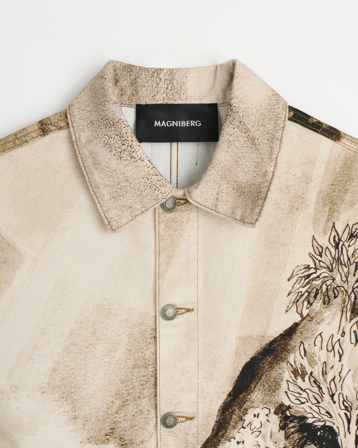 Moomin Genoa jacket | Sepia print