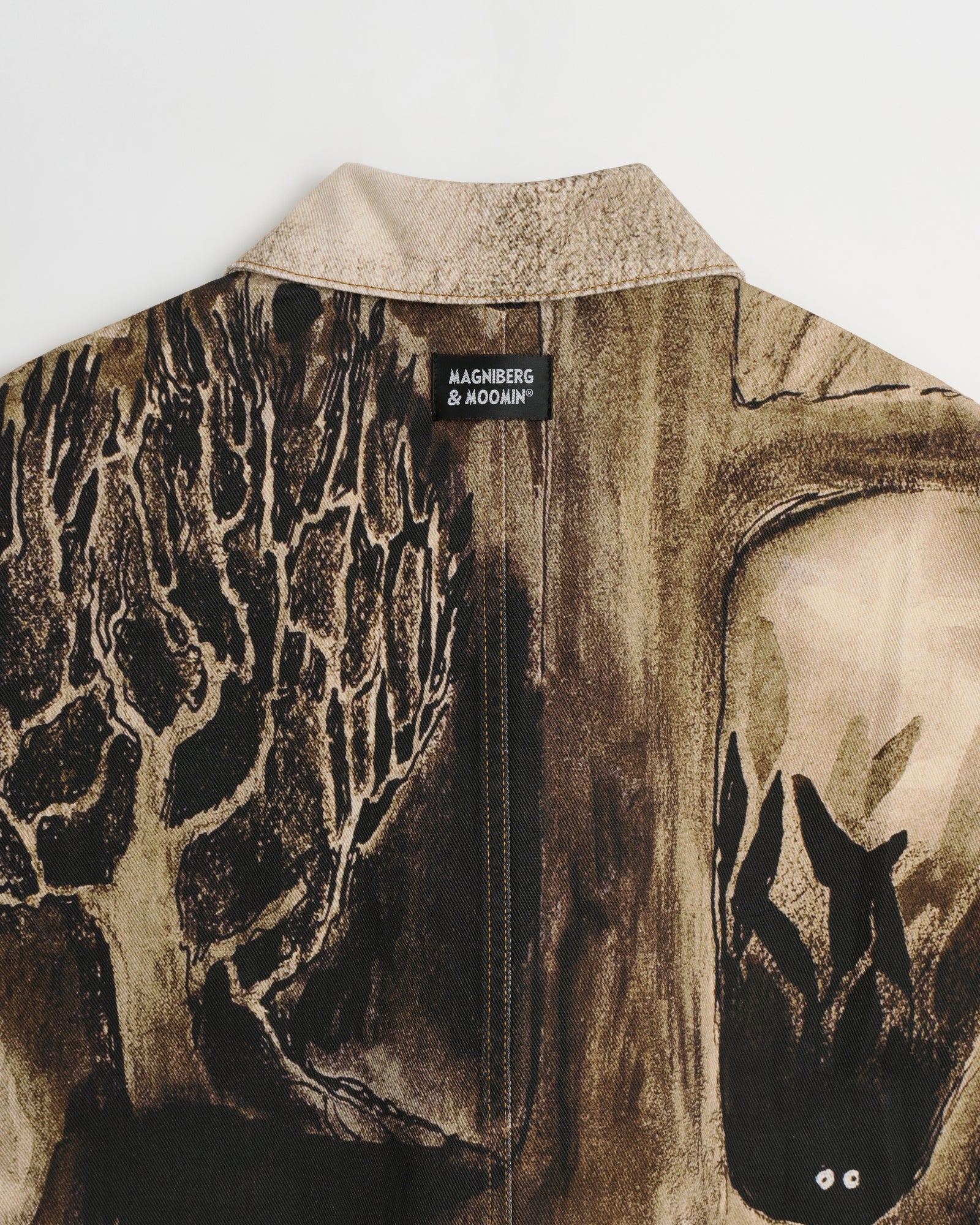 Moomin Genoa jacket | Sepia print