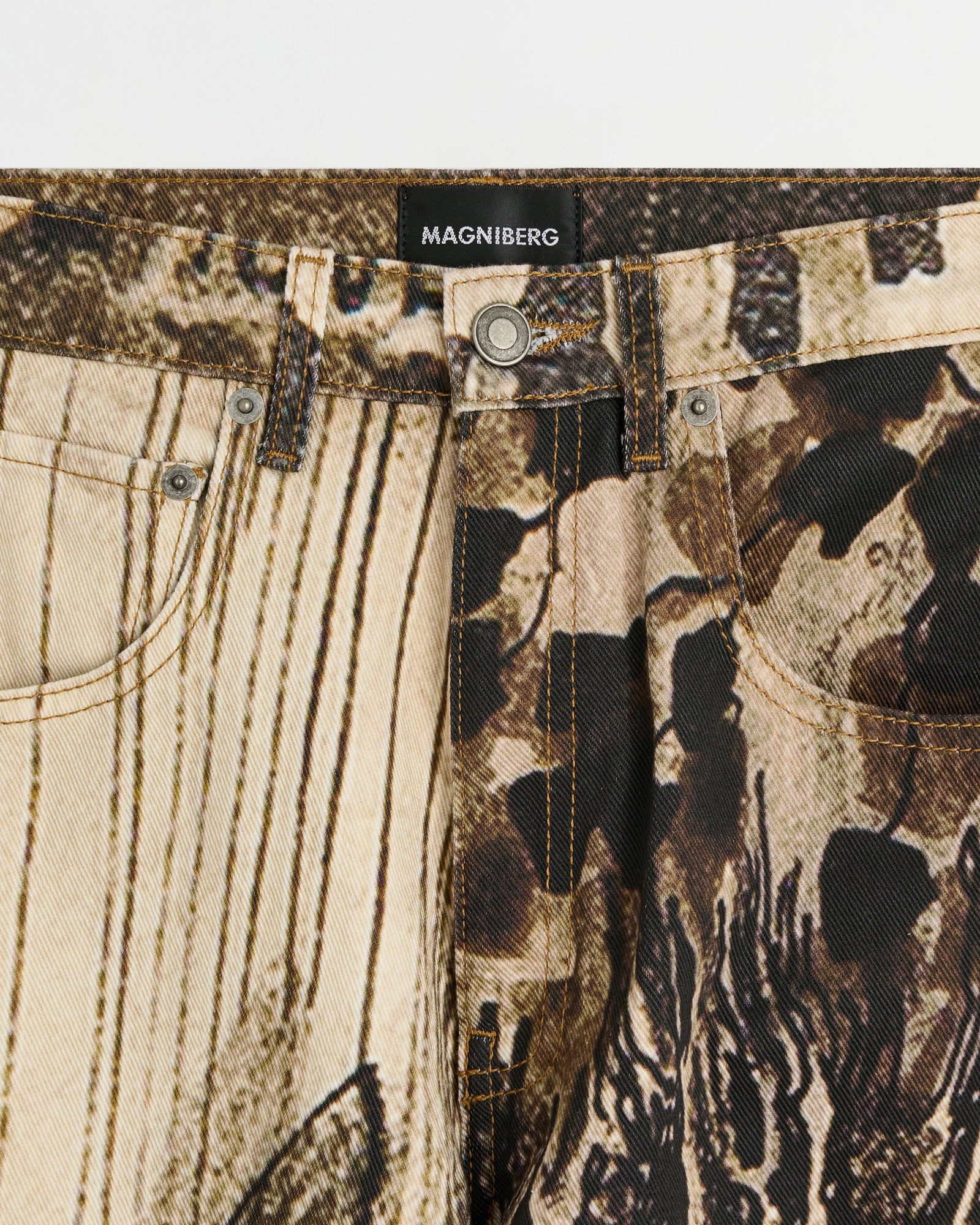 Moomin Genoa pants | Sepia print