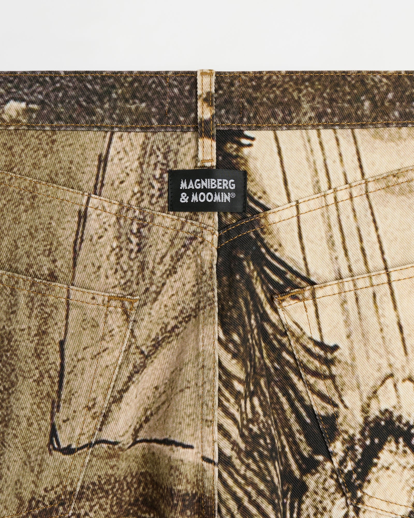 Moomin Genoa pants | Sepia print