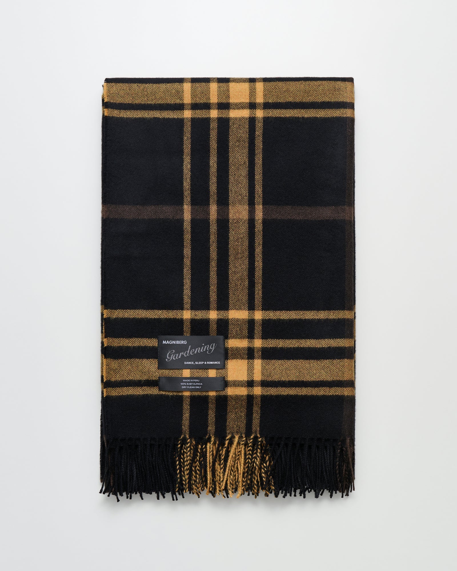 Queen blanket | Pumpkin spice tartan