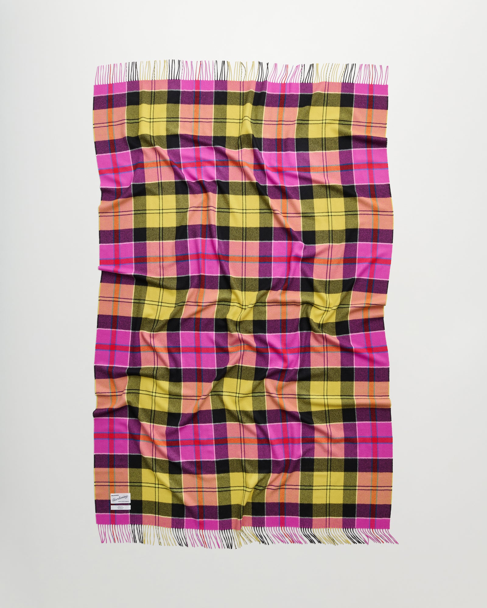 Queen blanket | Vivienne pink tartan