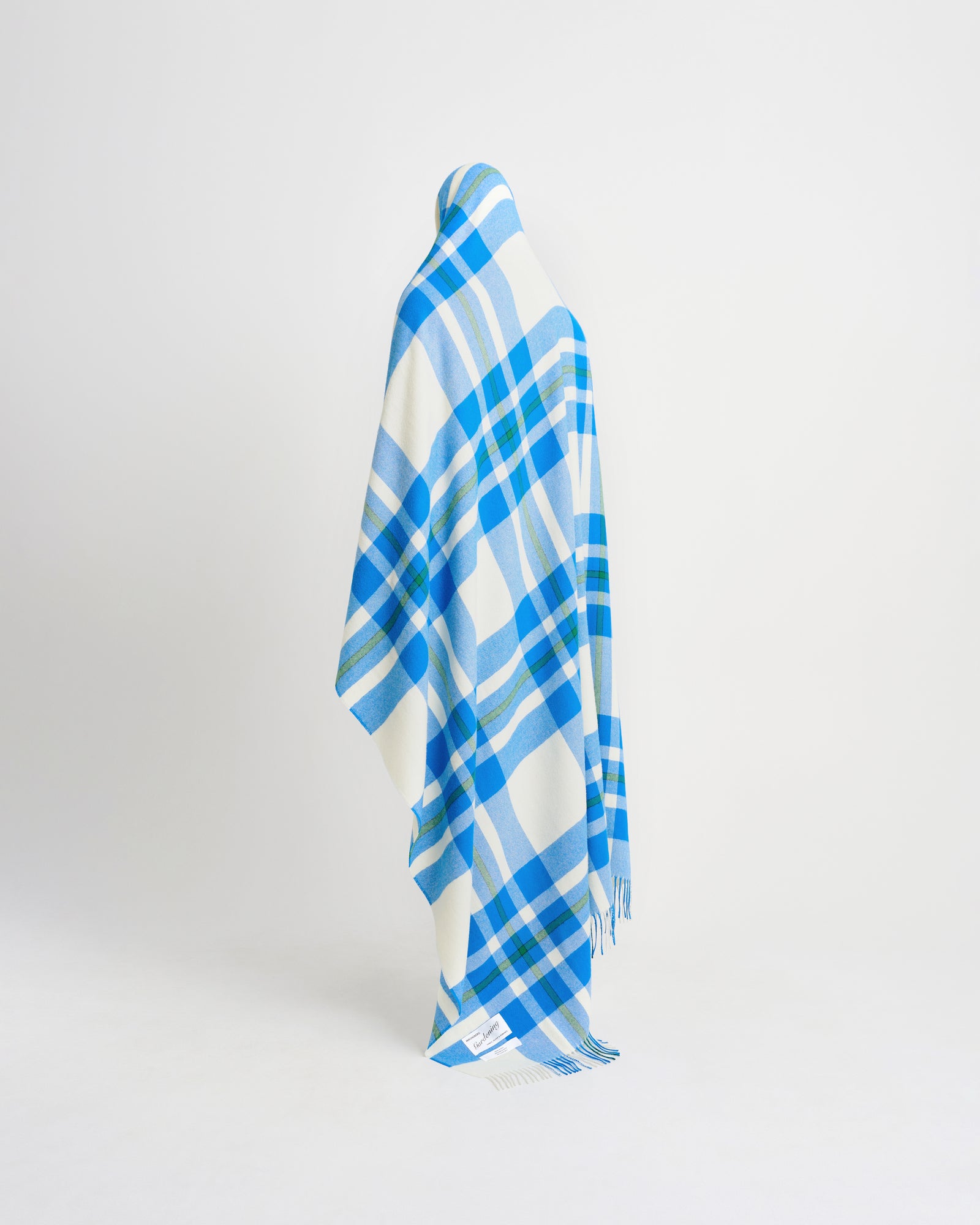 Queen blanket | Chamonix blue tartan