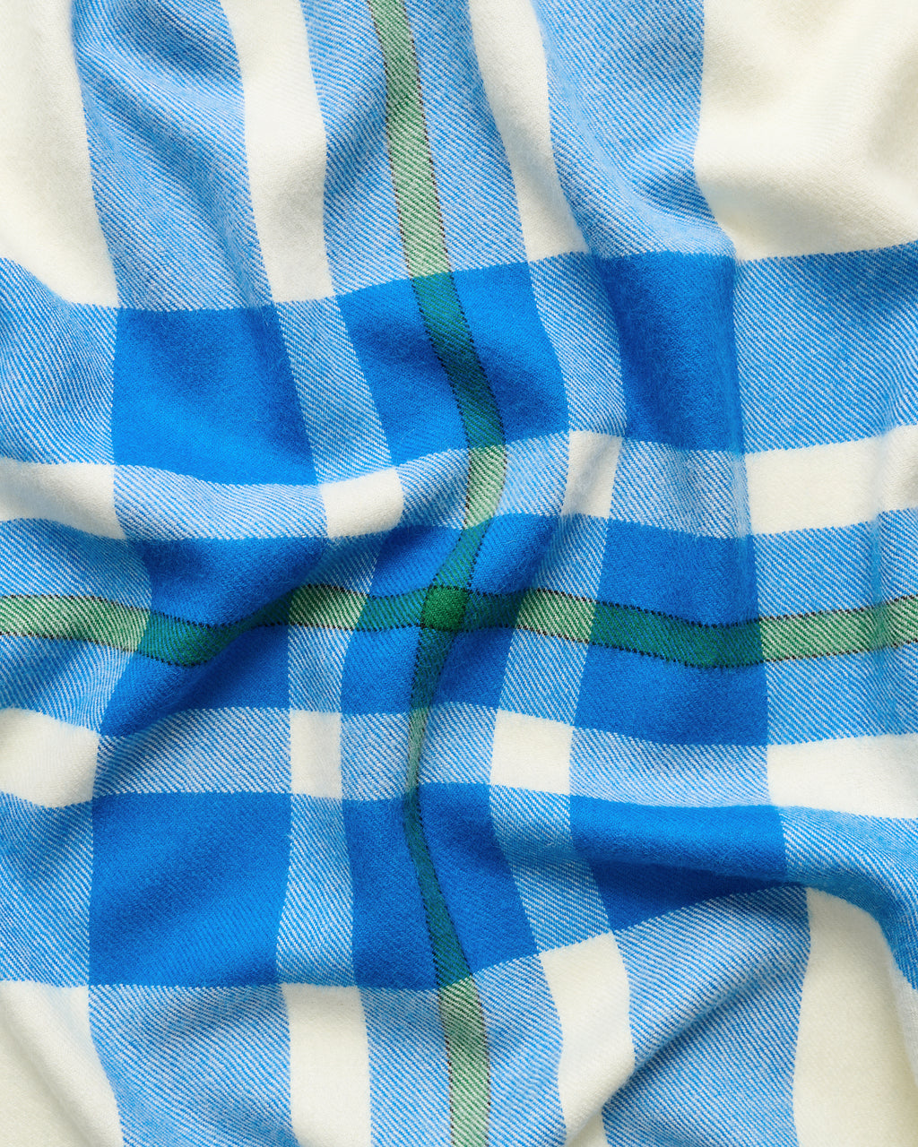 Queen blanket | Chamonix blue tartan