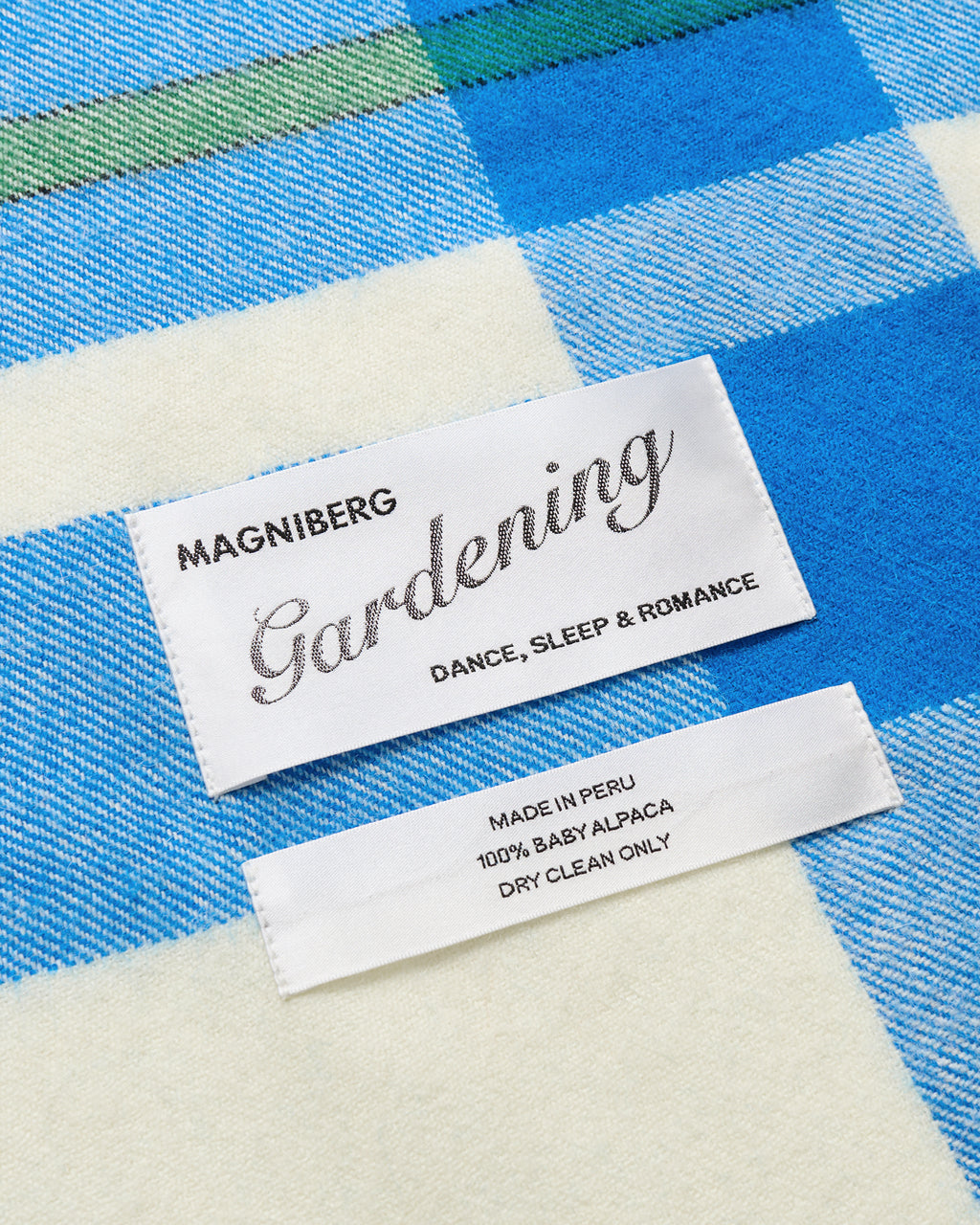 Queen blanket | Chamonix blue tartan