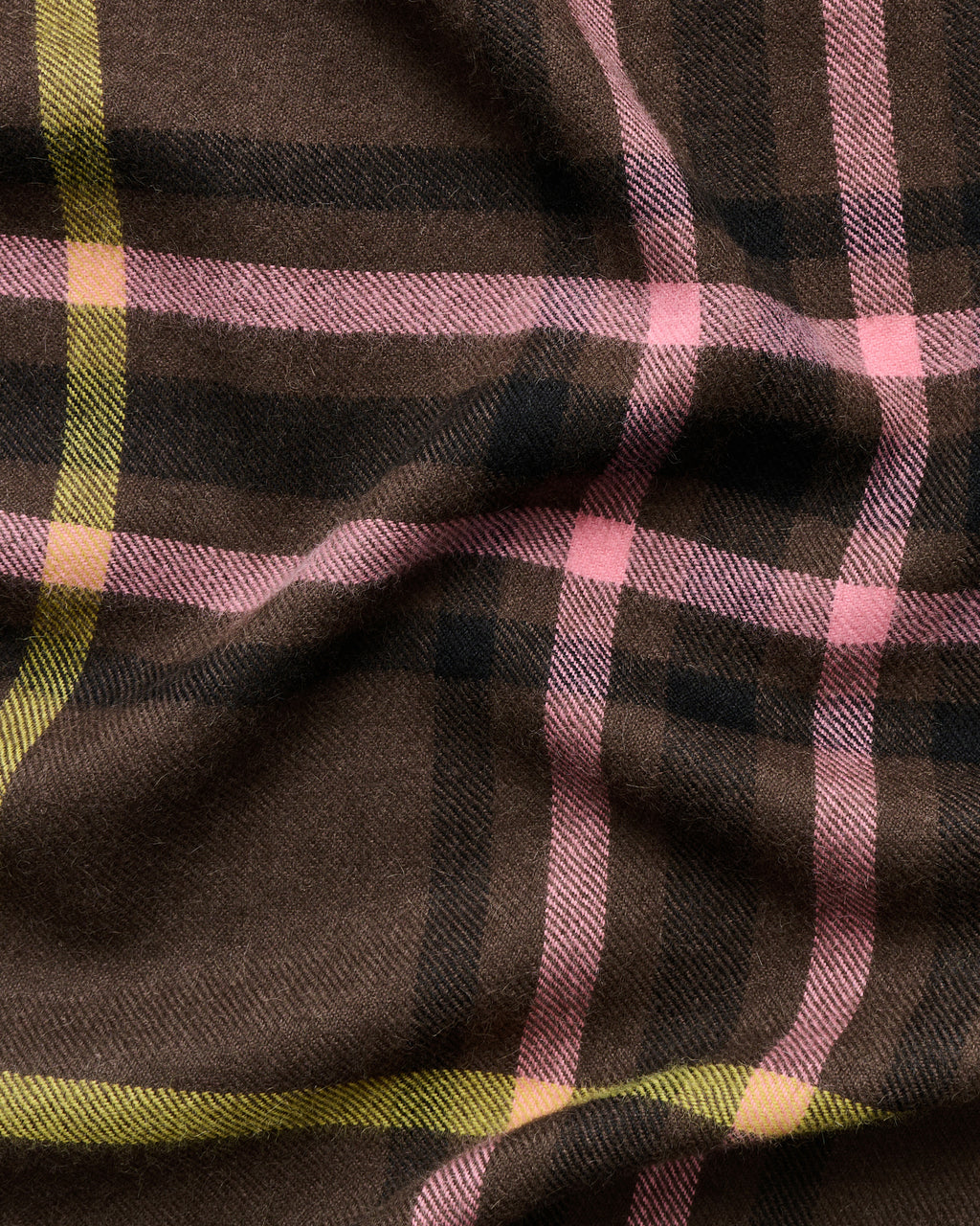 Queen scarf | Black tea tartan