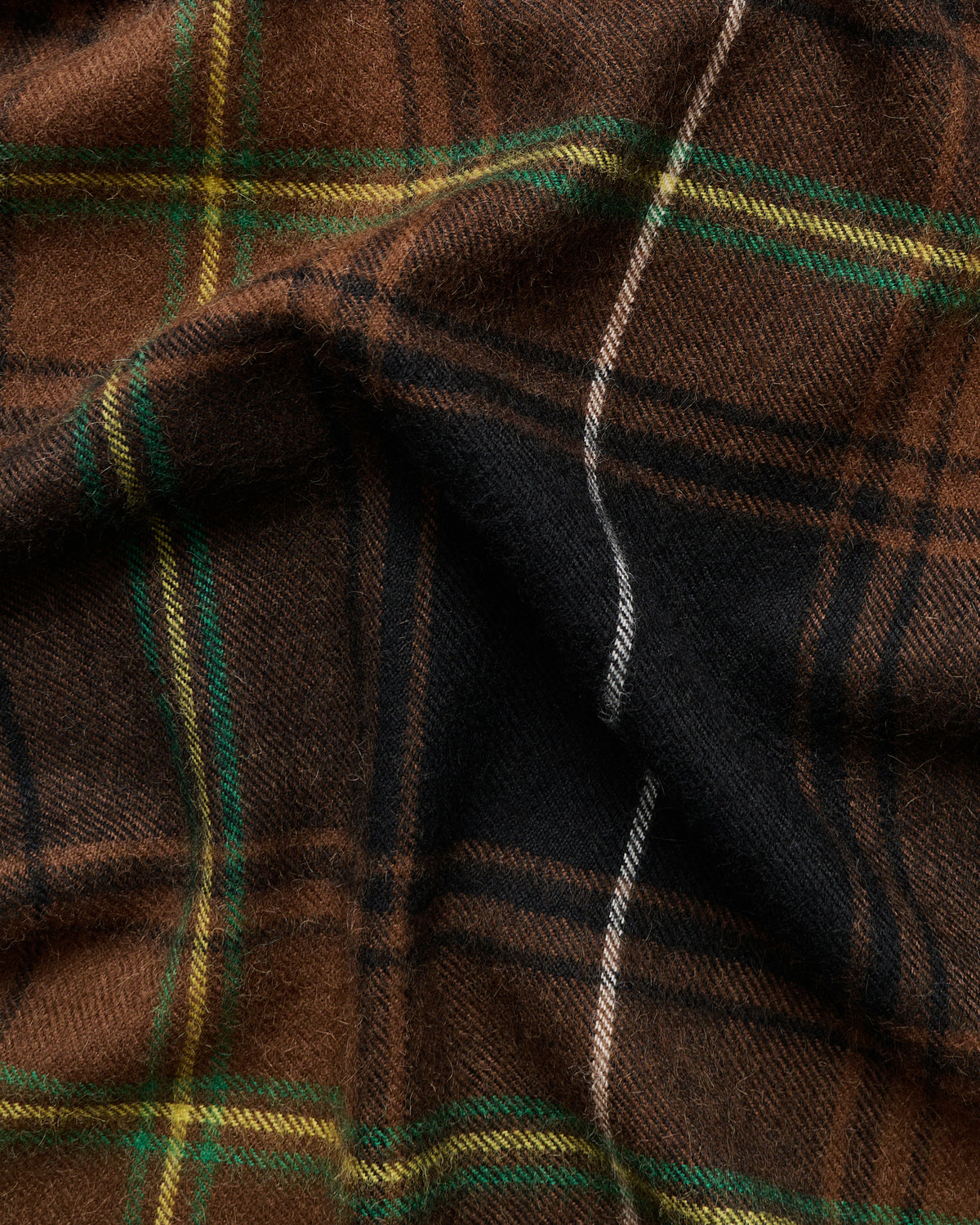 Queen scarf | Hedgehog brown tartan