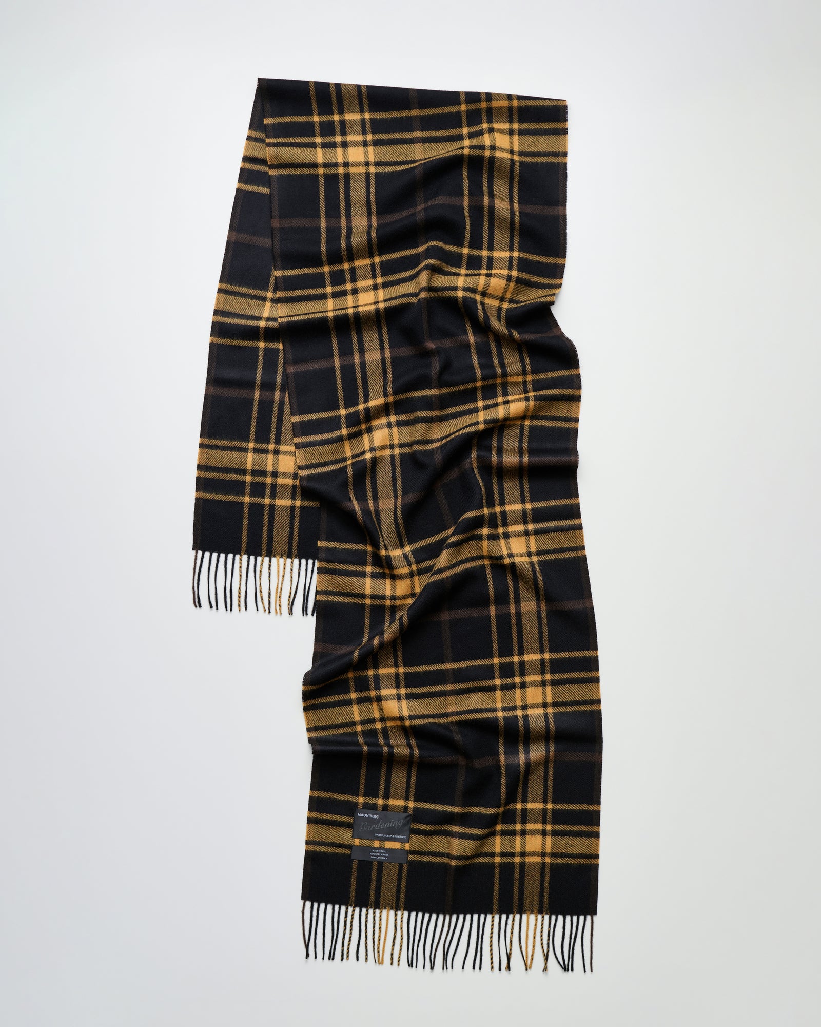 Queen scarf | Pumpkin spice tartan