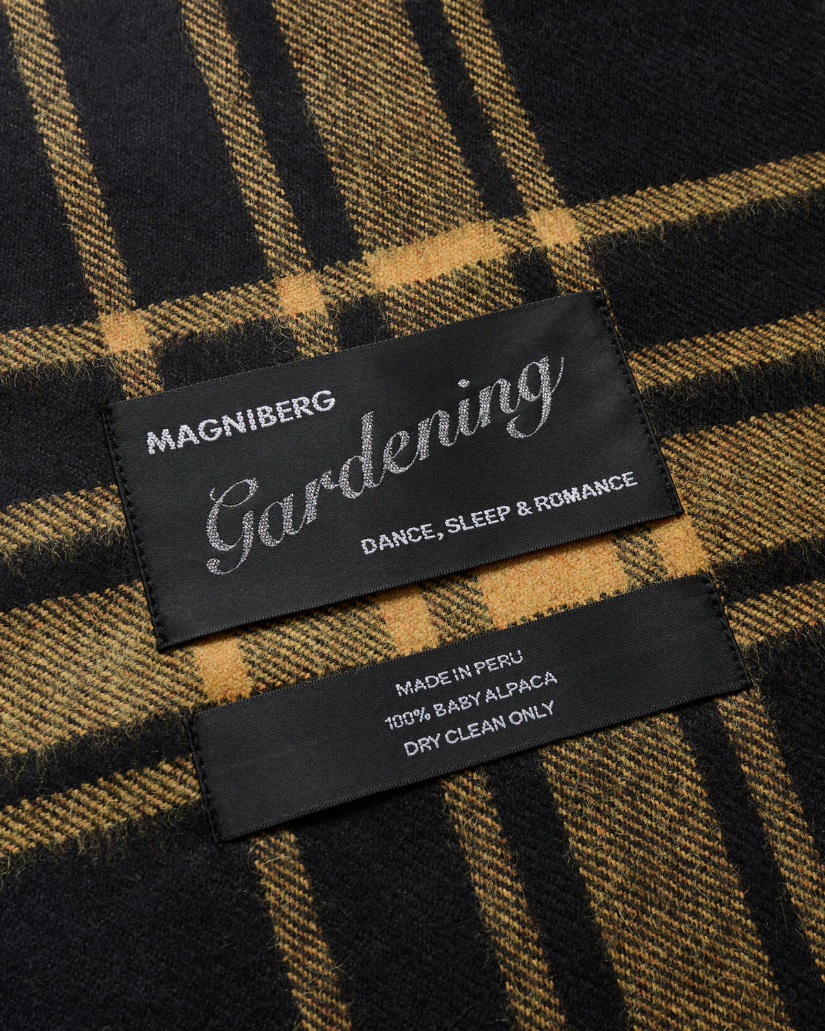 Queen scarf | Pumpkin spice tartan