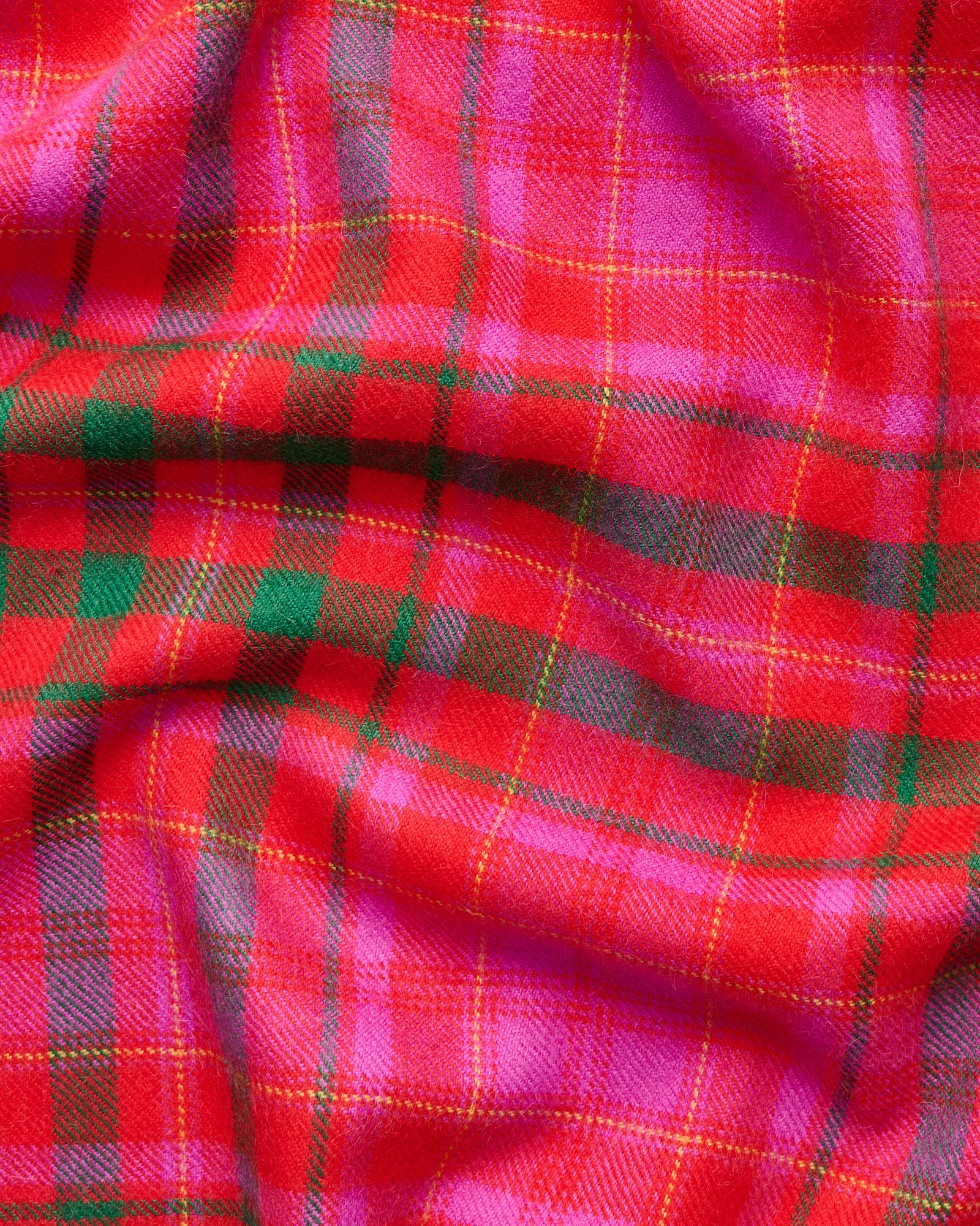 Queen scarf | Pink punk tartan