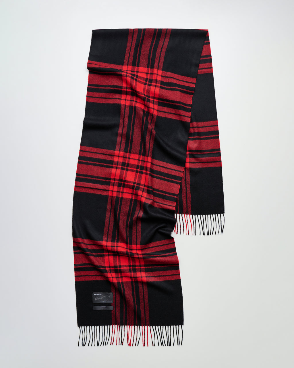 Queen scarf | Notebook red tartan