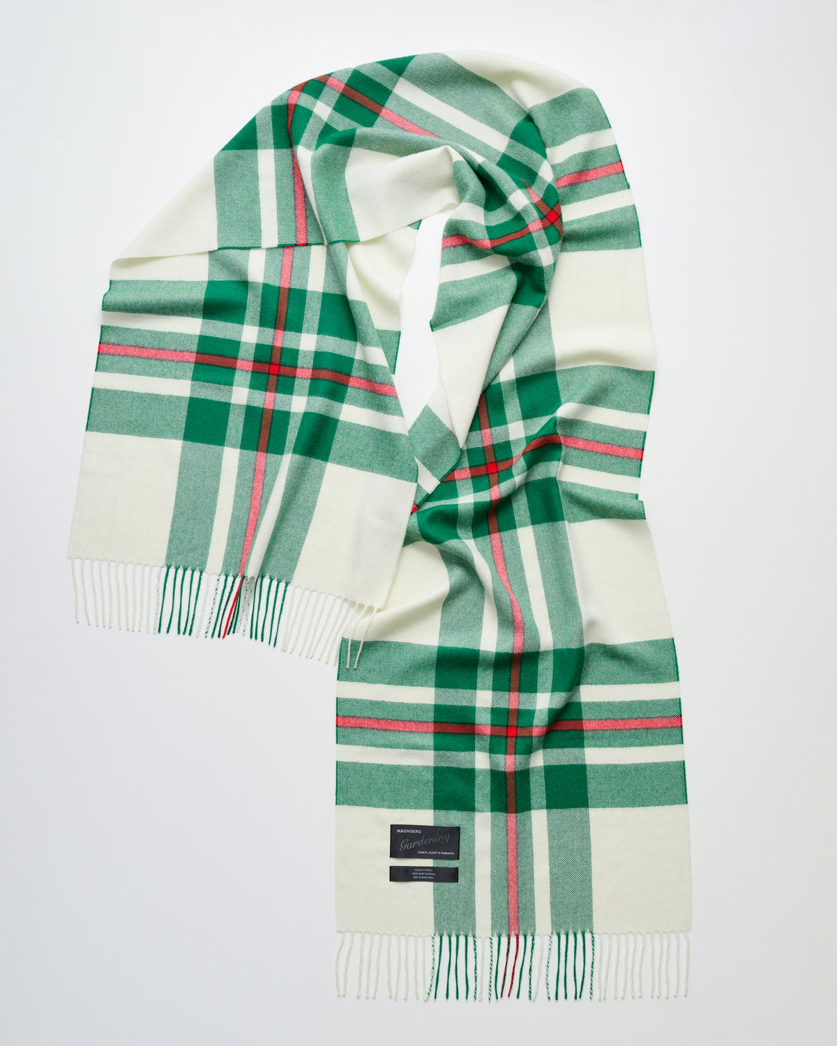 Queen scarf | Edelweiss green tartan